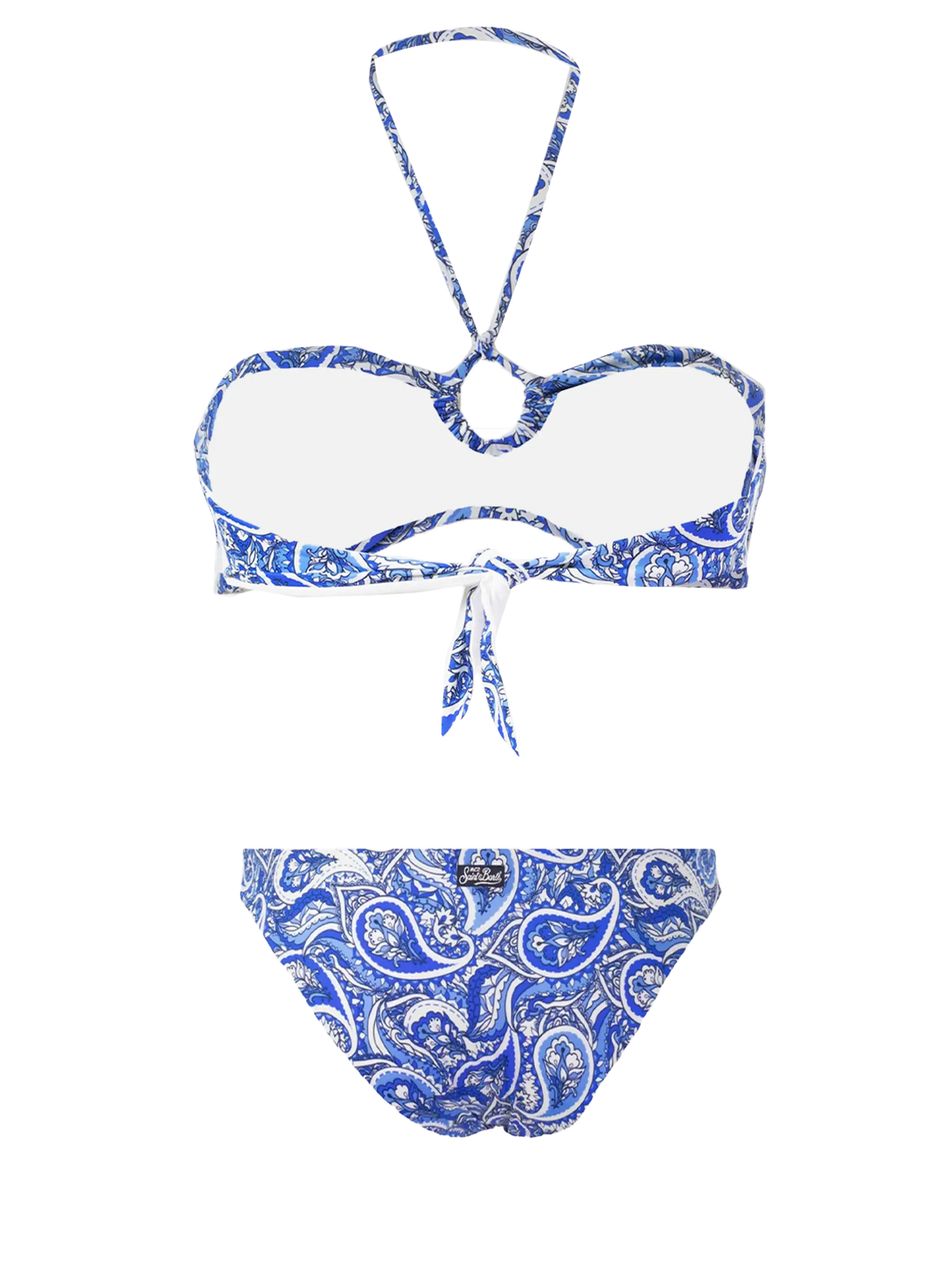 Bandeau bikini bandanna print - MC2 Saint Barth