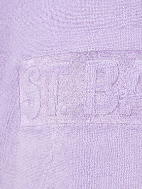Girl lilac terry sweatshirt Briony with Saint Barth logo - MC2 Saint Barth