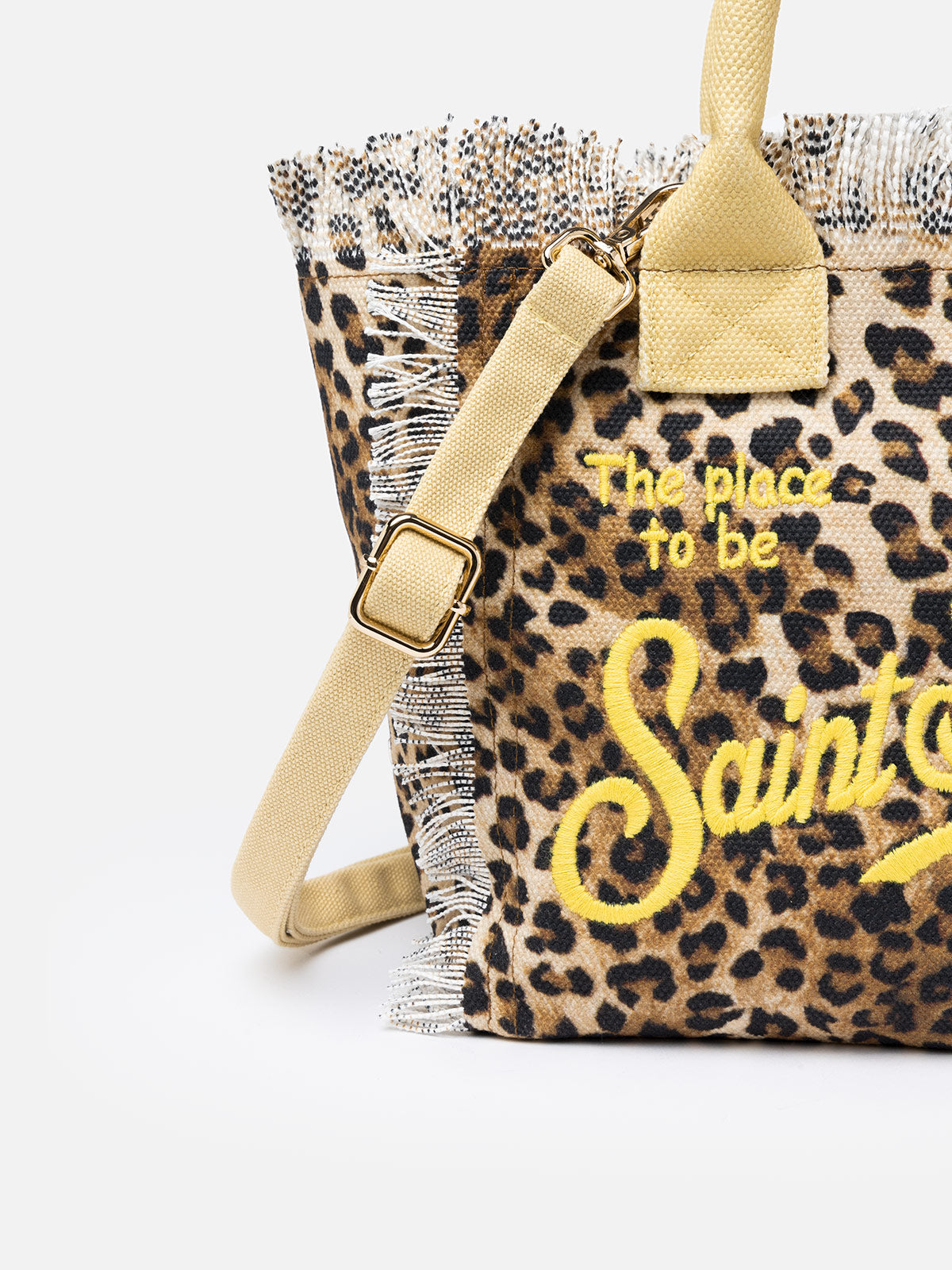 Animalier cotton canvas Colette handbag