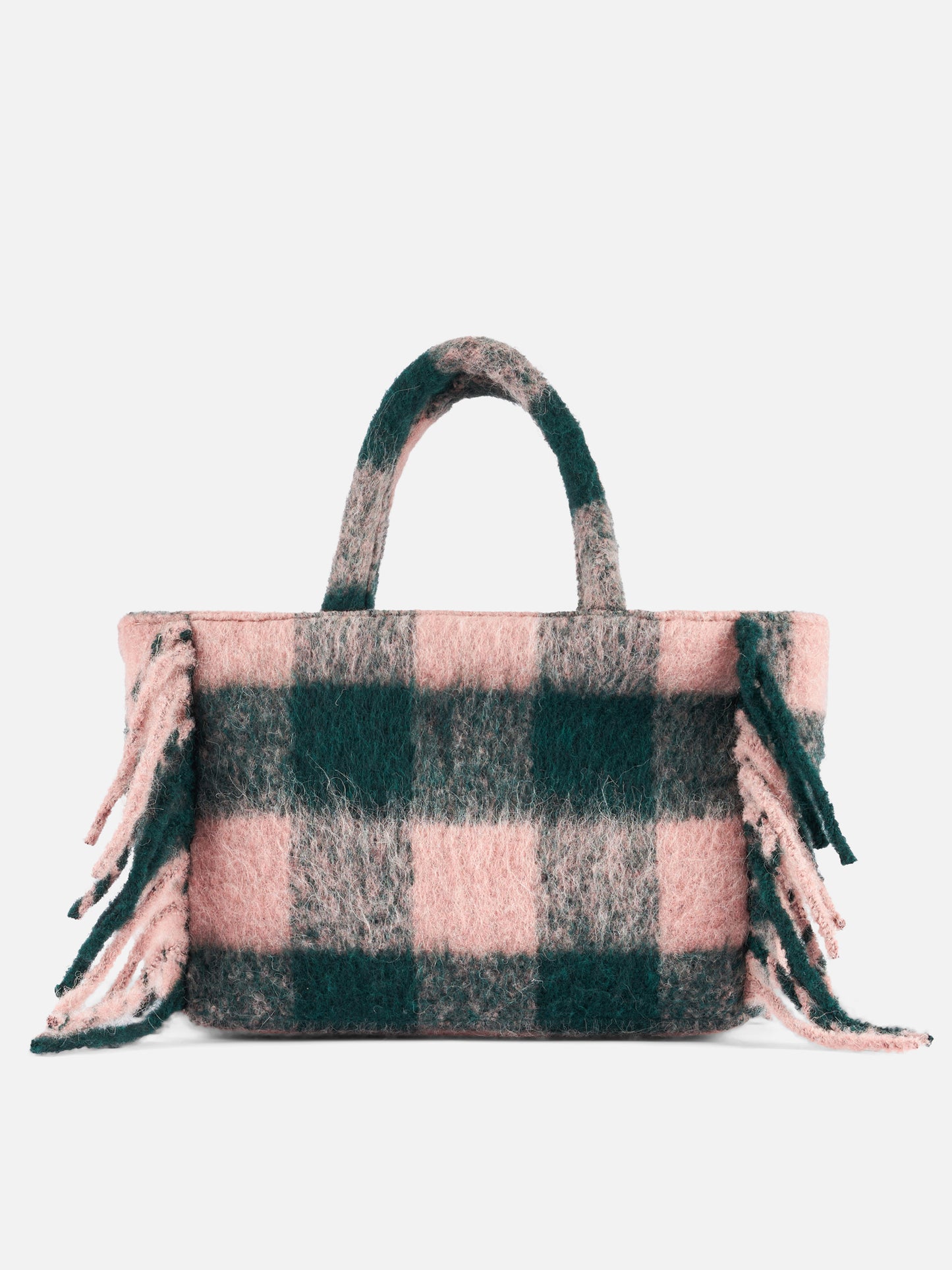 Colette blanket handbag with check print - MC2 Saint Barth