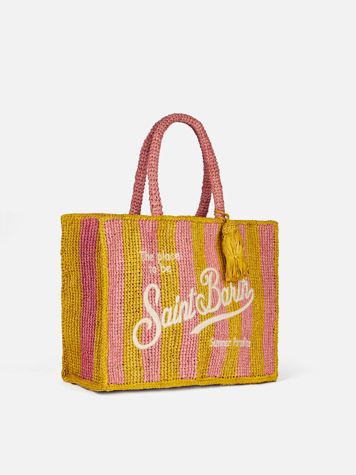 Striped Colette Raffia handbag - MC2 Saint Barth