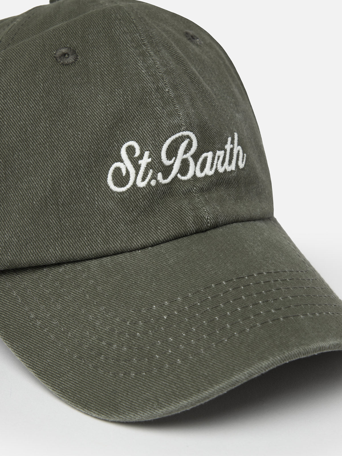 Denim-bestickte Baseballkappe Davis