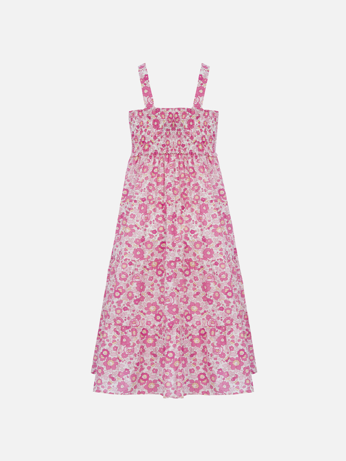 Girl cotton dress Jemine Jr with Betsy print | MADE WITH LIBERTY FABRIC - MC2 Saint Barth