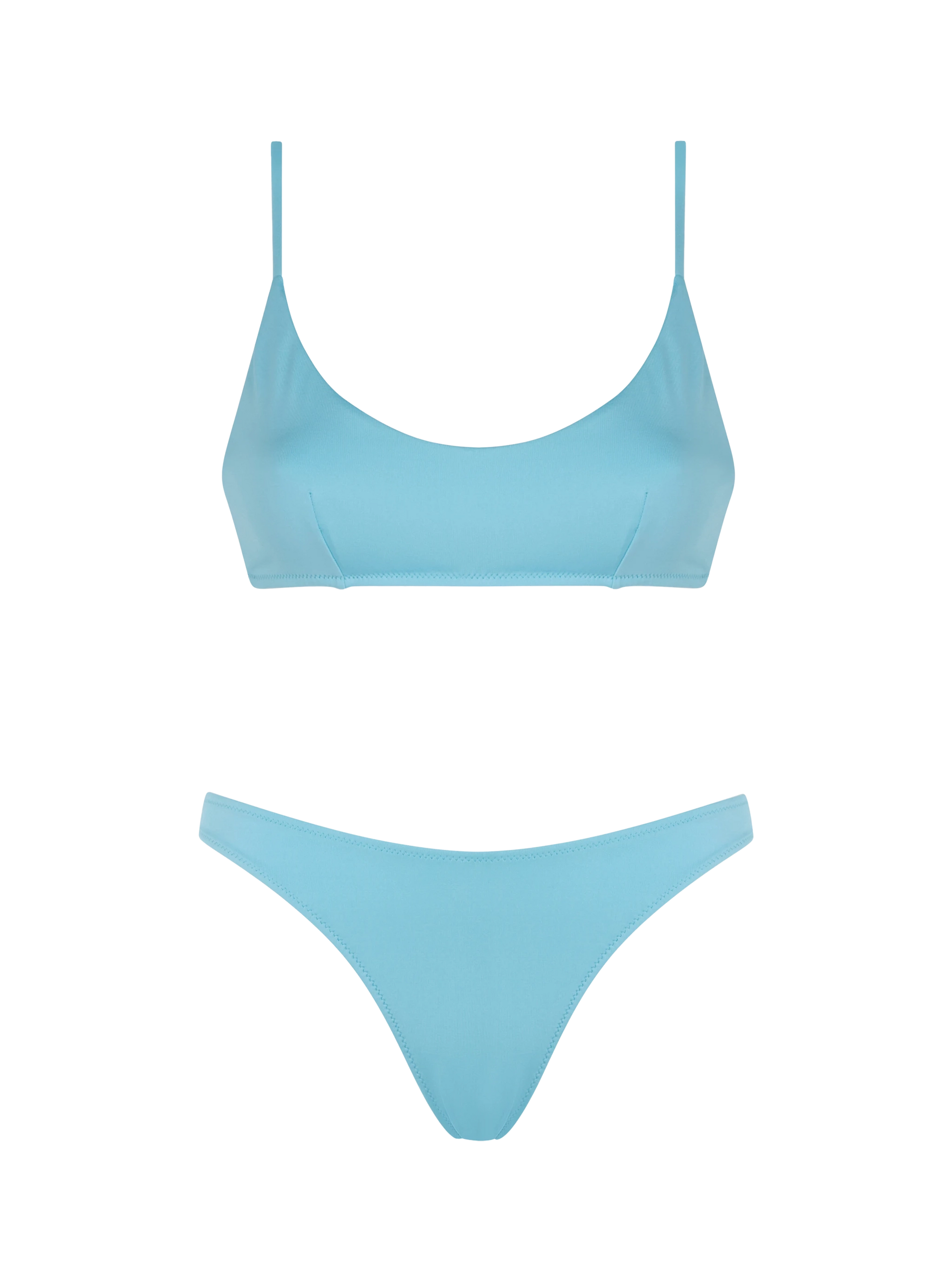 Woman light blue bralette bikini - MC2 Saint Barth