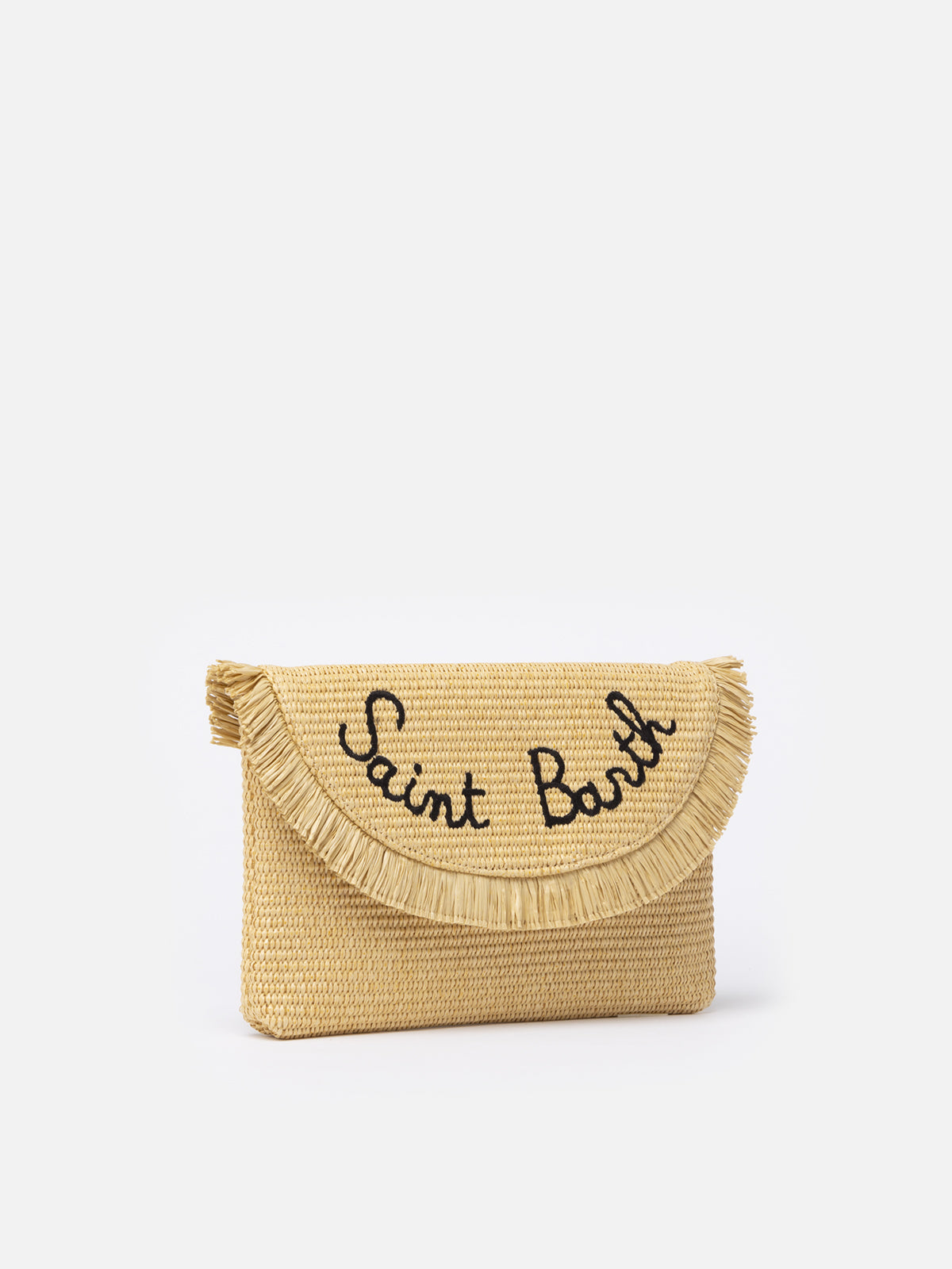 Strohpochette mit Fruchtanhängern