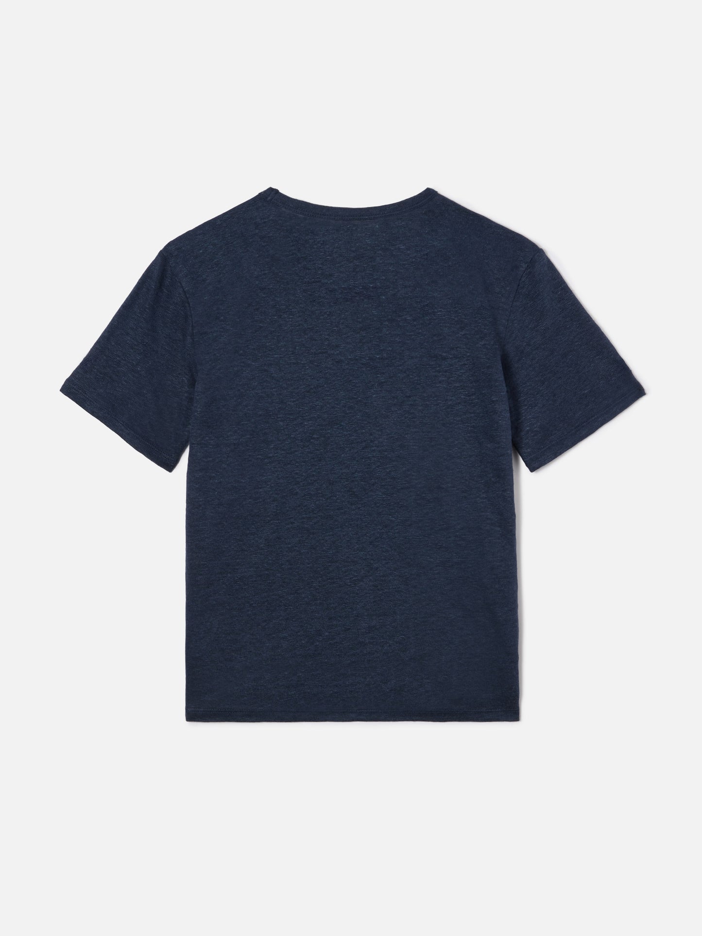T-shirt Alex in puro lino blu navy