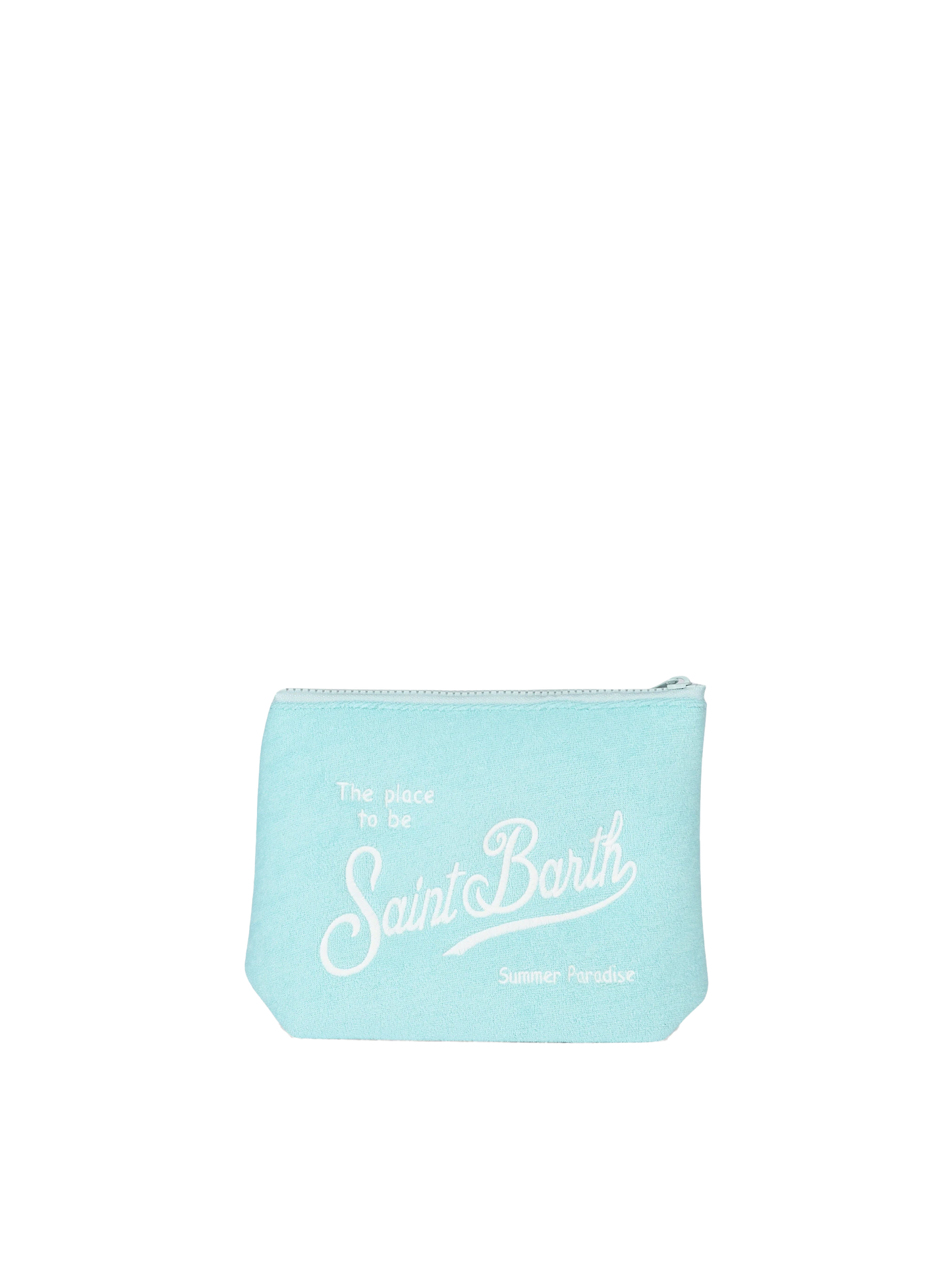 Aline water green embossed terry pochette - MC2 Saint Barth