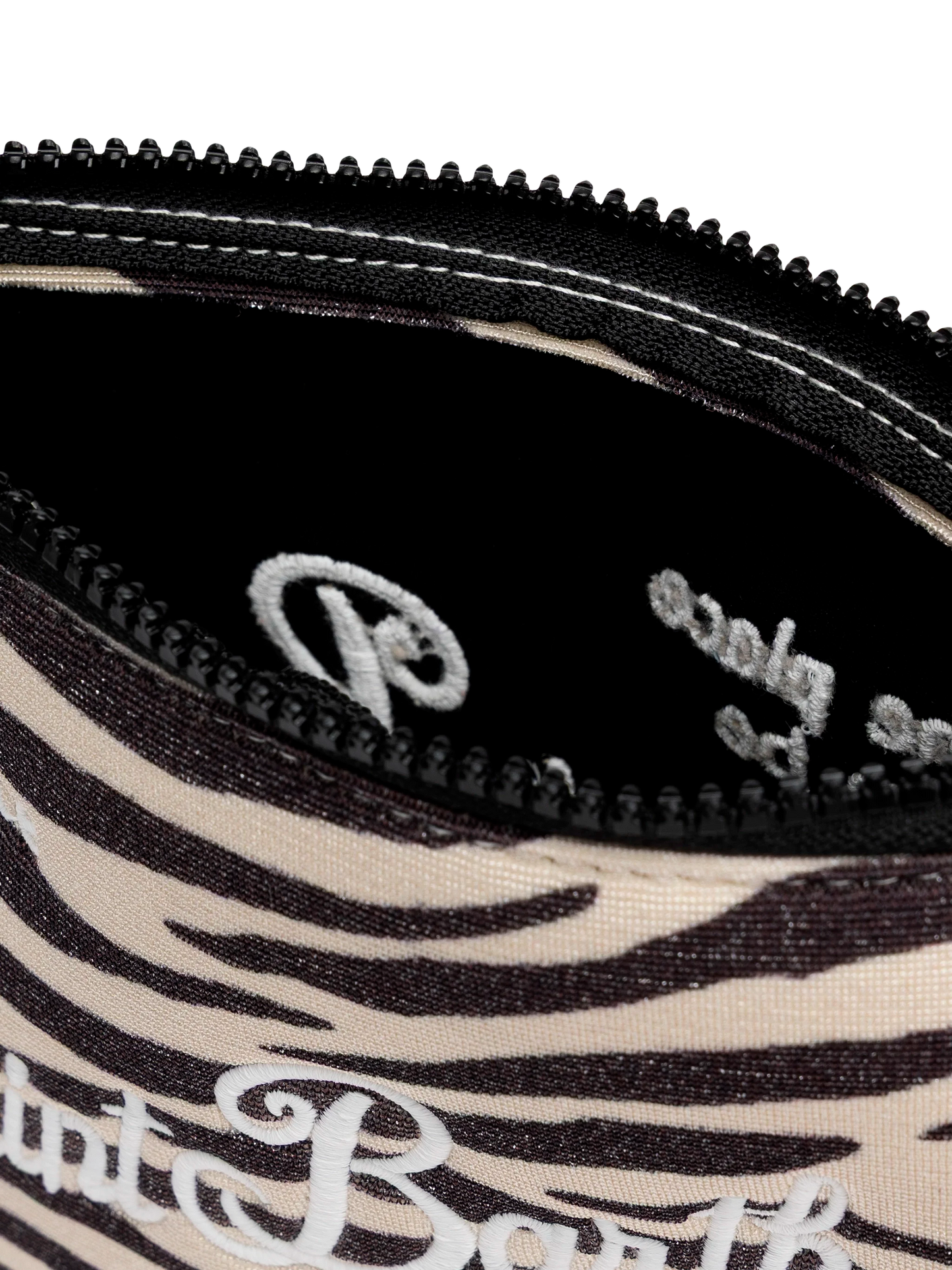 Aline lurex pochette with zebra print - MC2 Saint Barth