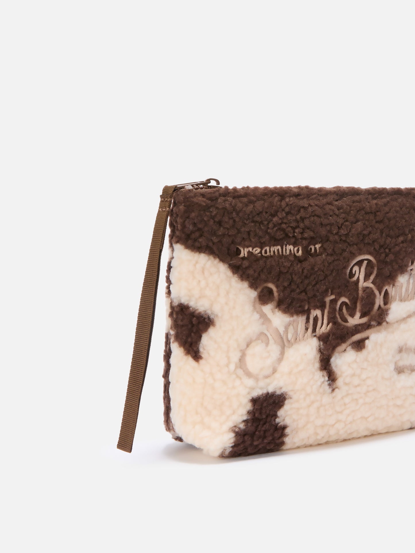 Pochette Aline Teddy in sherpa muccato