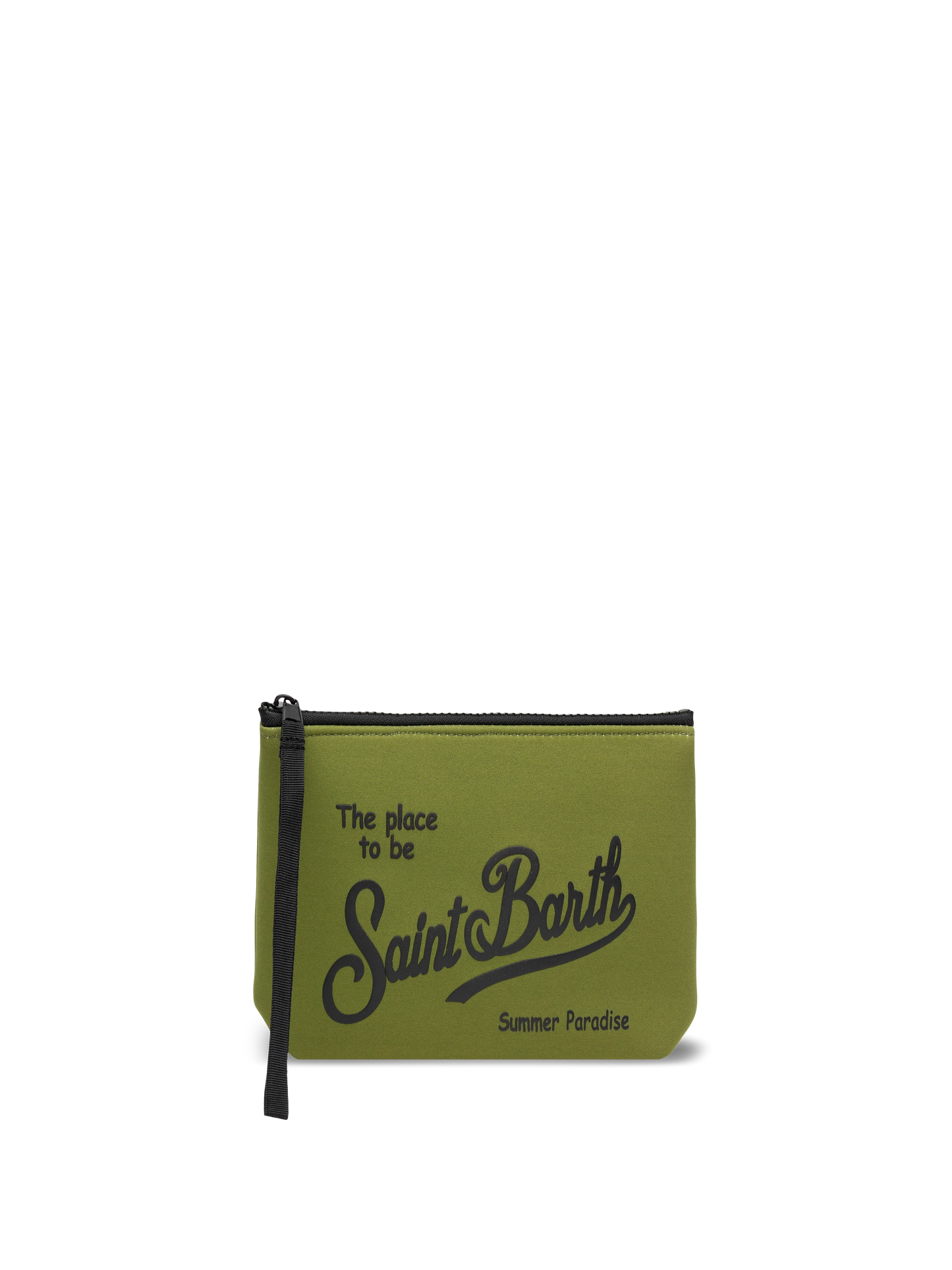 Aline military green scuba pochette - MC2 Saint Barth