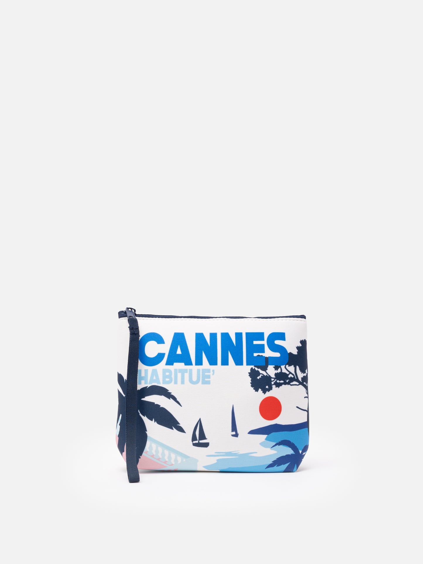 Aline scuba pochette with Cannes postcard print - MC2 Saint Barth
