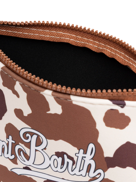 Aline scuba pochette with cow print - MC2 Saint Barth