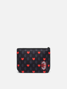 Aline scuba pochette with Milan print | AC MILAN SPECIAL EDITION - MC2 Saint Barth
