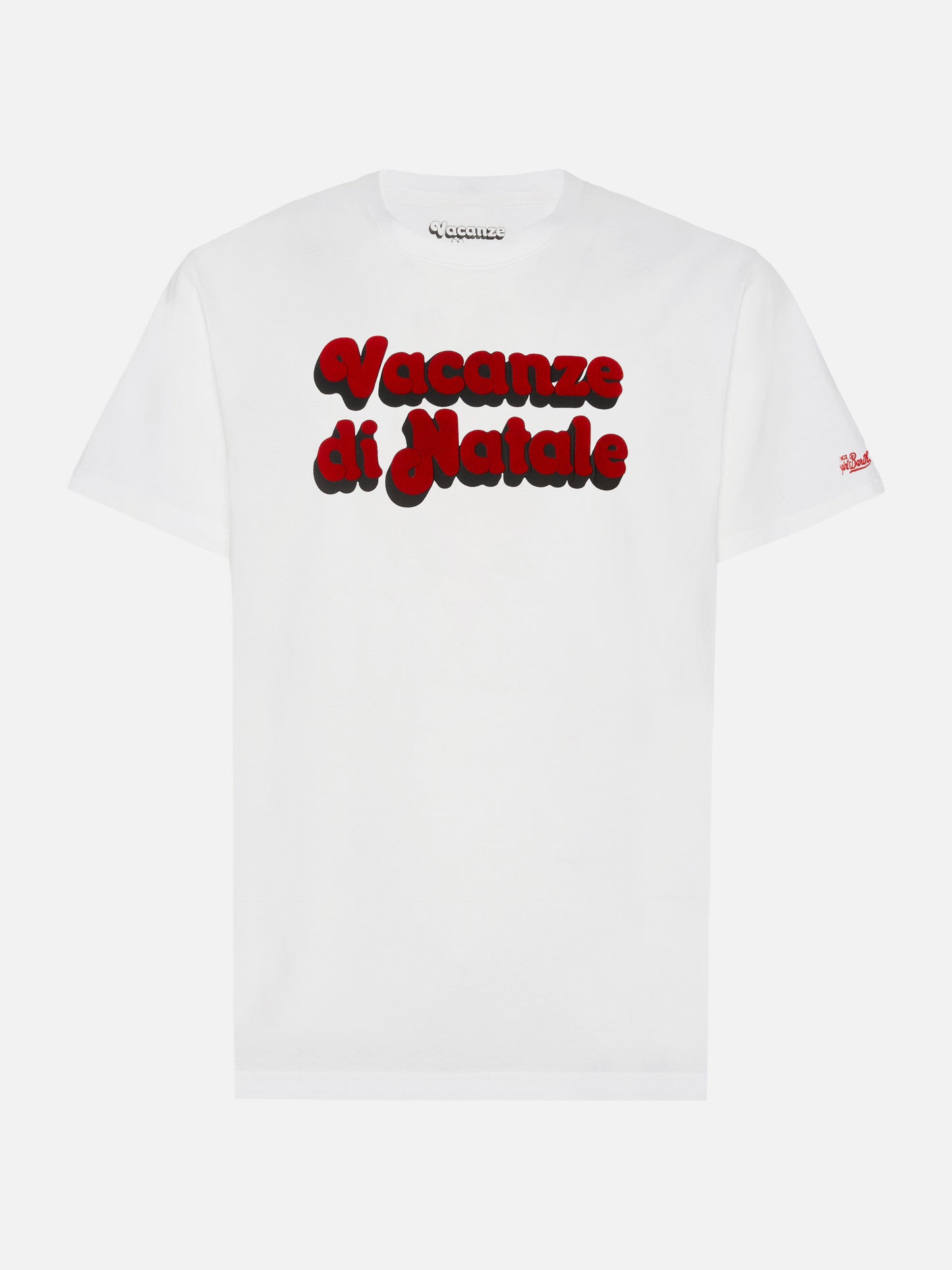 Winter-Baumwoll-T-Shirt Arnott Warm mit Logo-Flockdruck | VACANZE DI NATALE SPECIAL EDITION