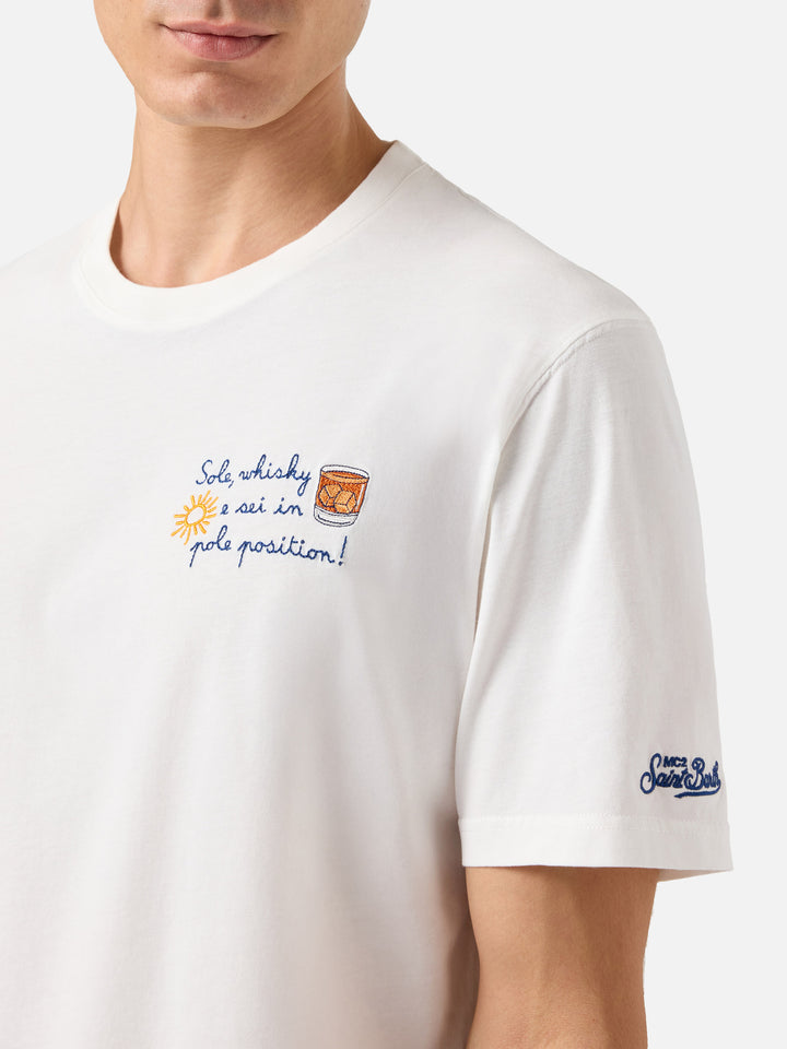 T-shirt Arnott Warm in cotone invernale con ricamo Sole wishy e sei in pole position! | VACANZE DI NATALE SPECIAL EDITION
