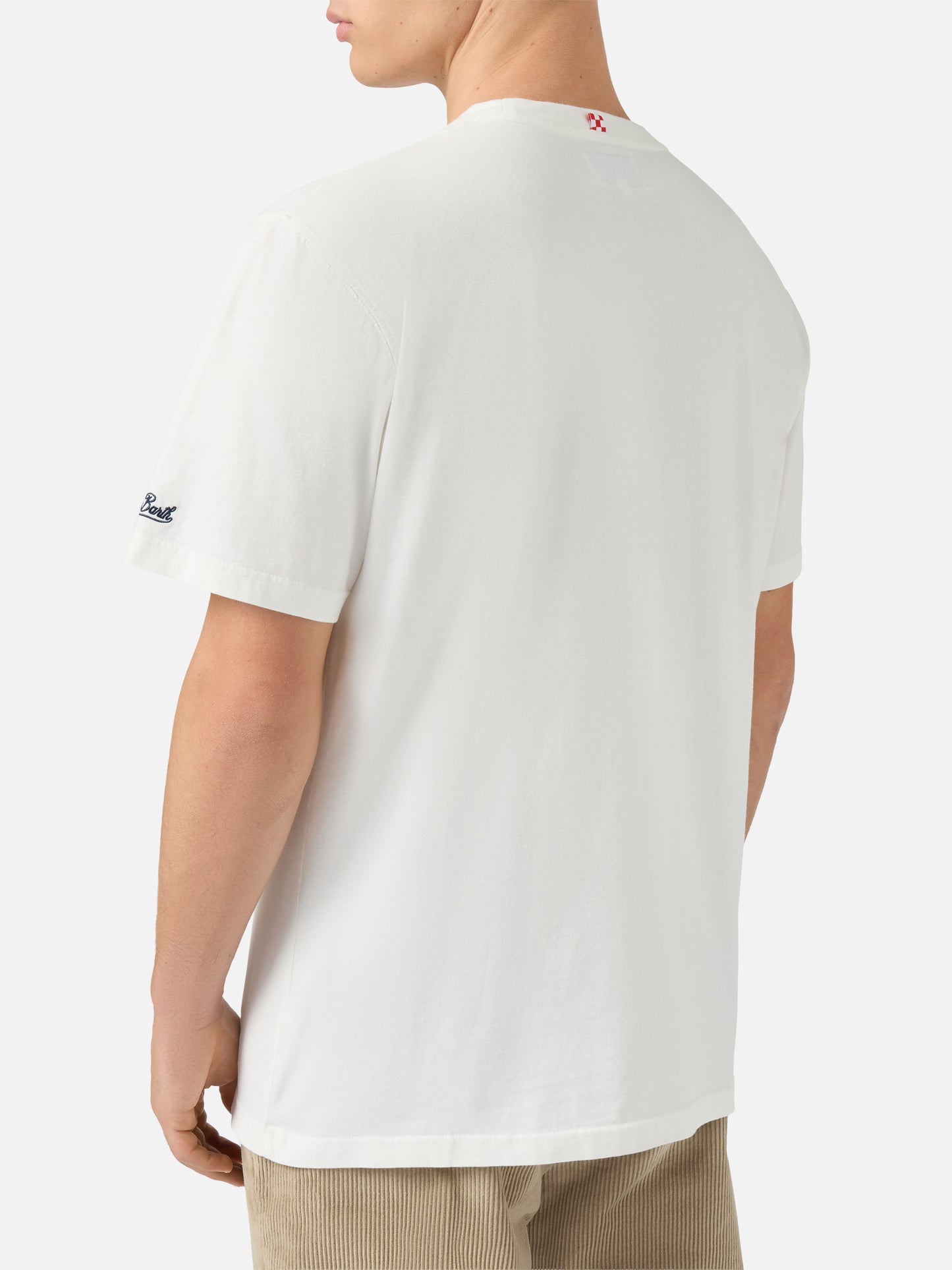 Arnott Warm t-shirt in organic warm-touch cotton with Panda Cortina print