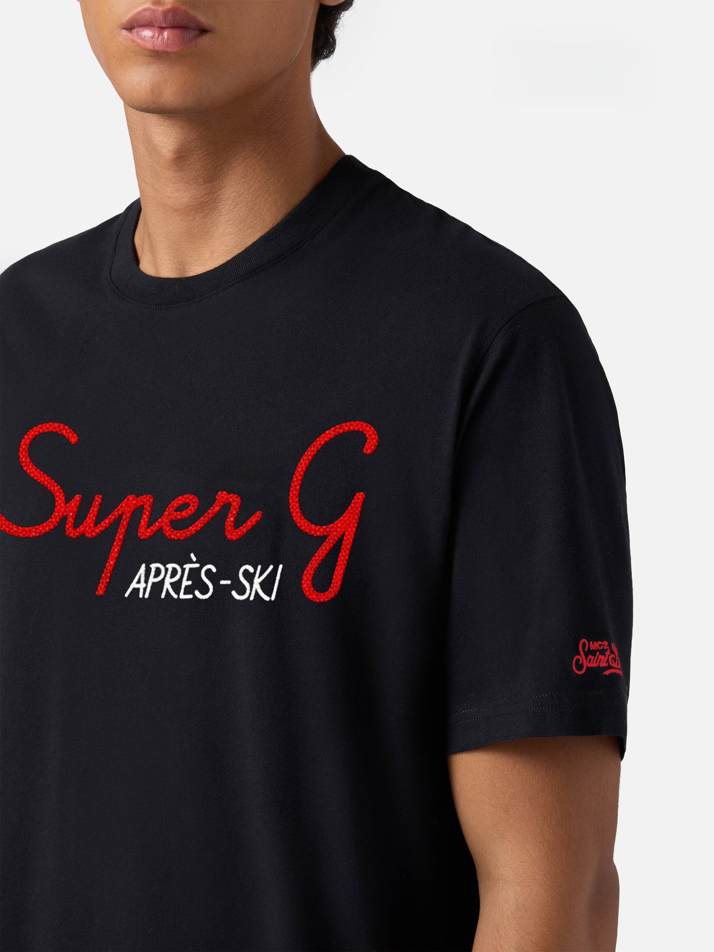 Camiseta de algodón invernal Arnott Warm con bordado Super G | SUPER G SPECIAL EDITION