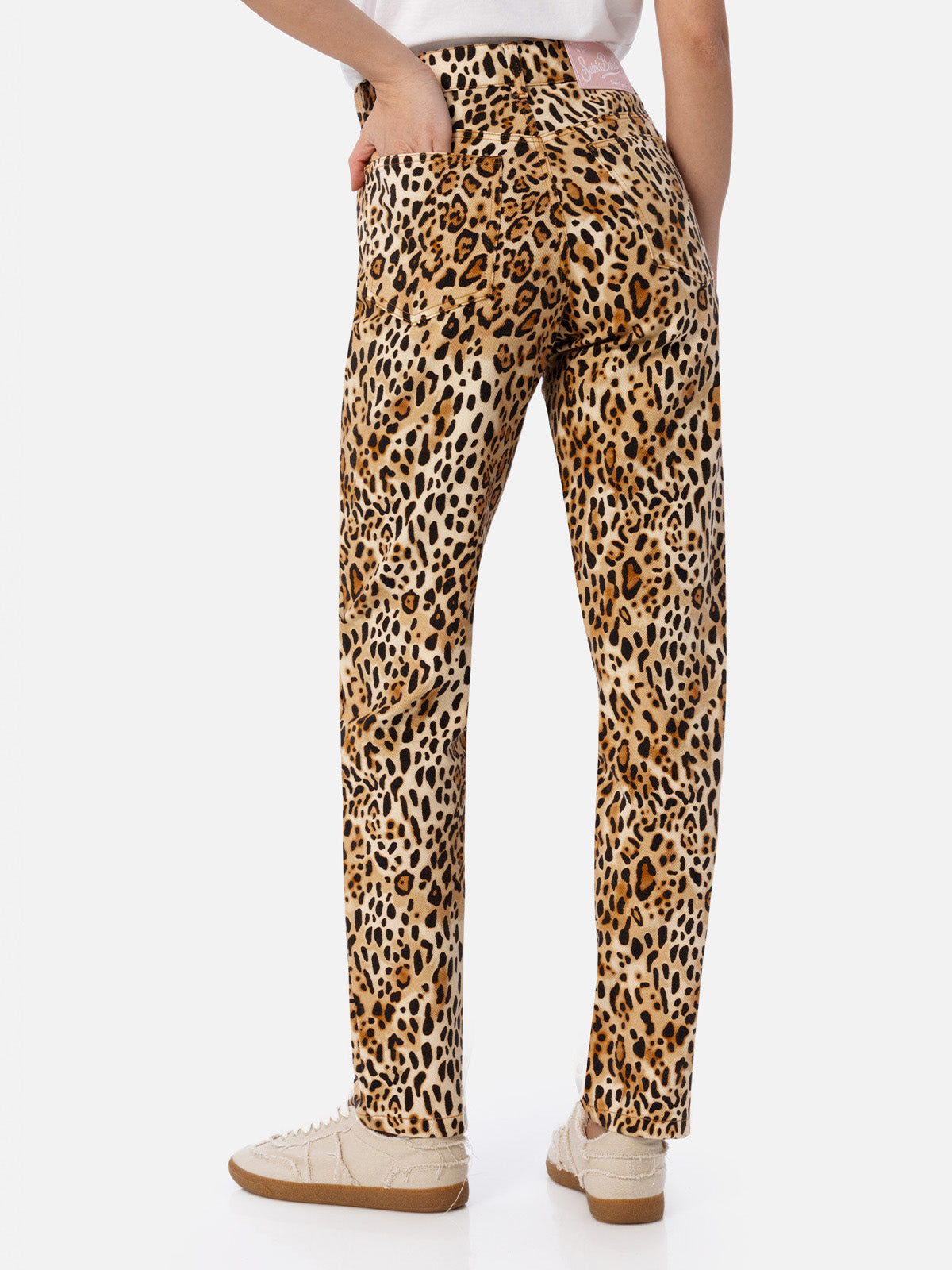 Woman animalier print denim Belleville - MC2 Saint Barth