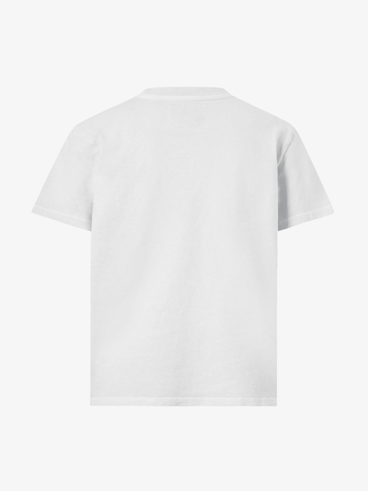 T-shirt Cameron in cotone bianco con ricamo Fotomonello