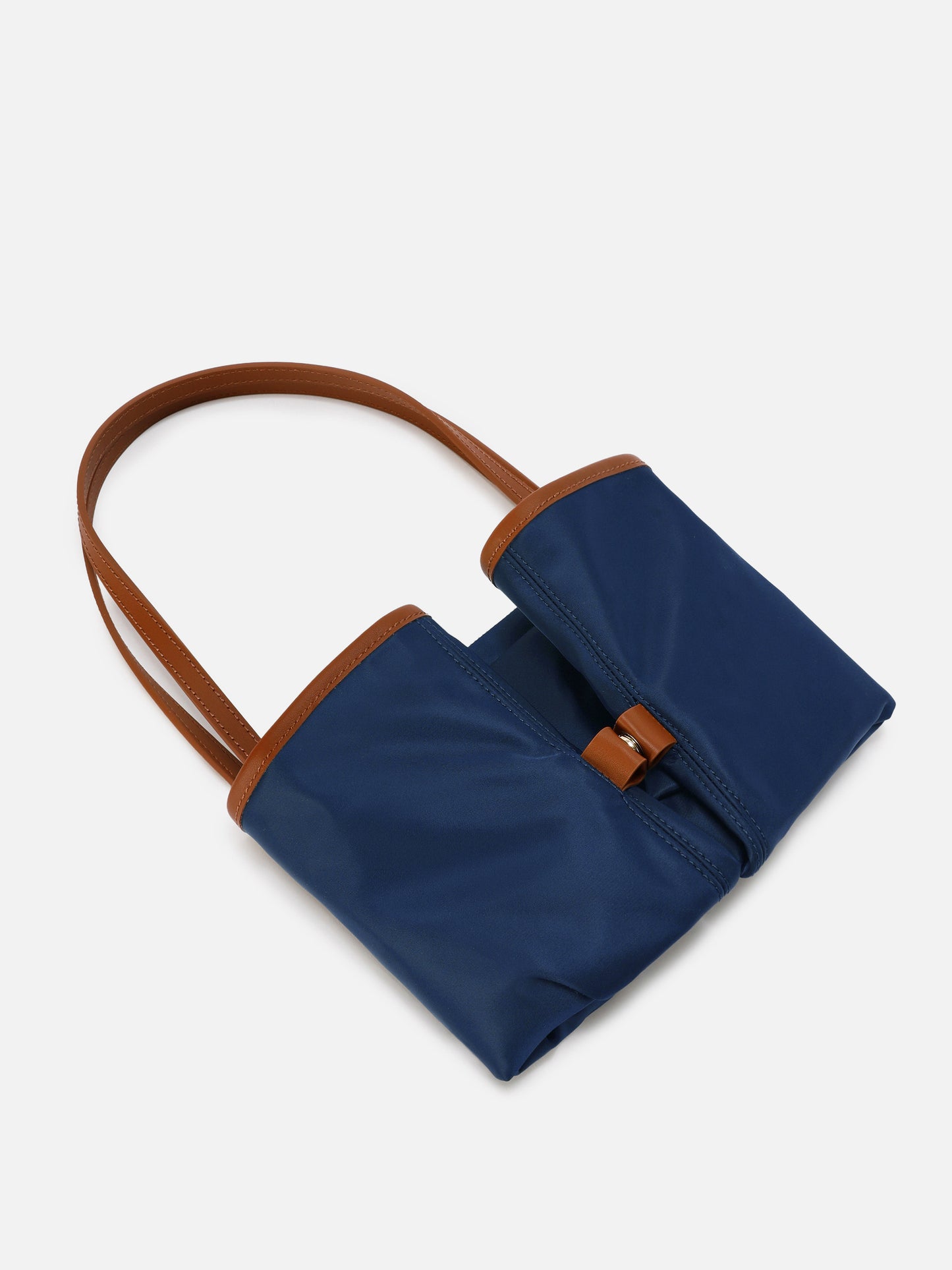 Bolso regular City de nailon azul marino