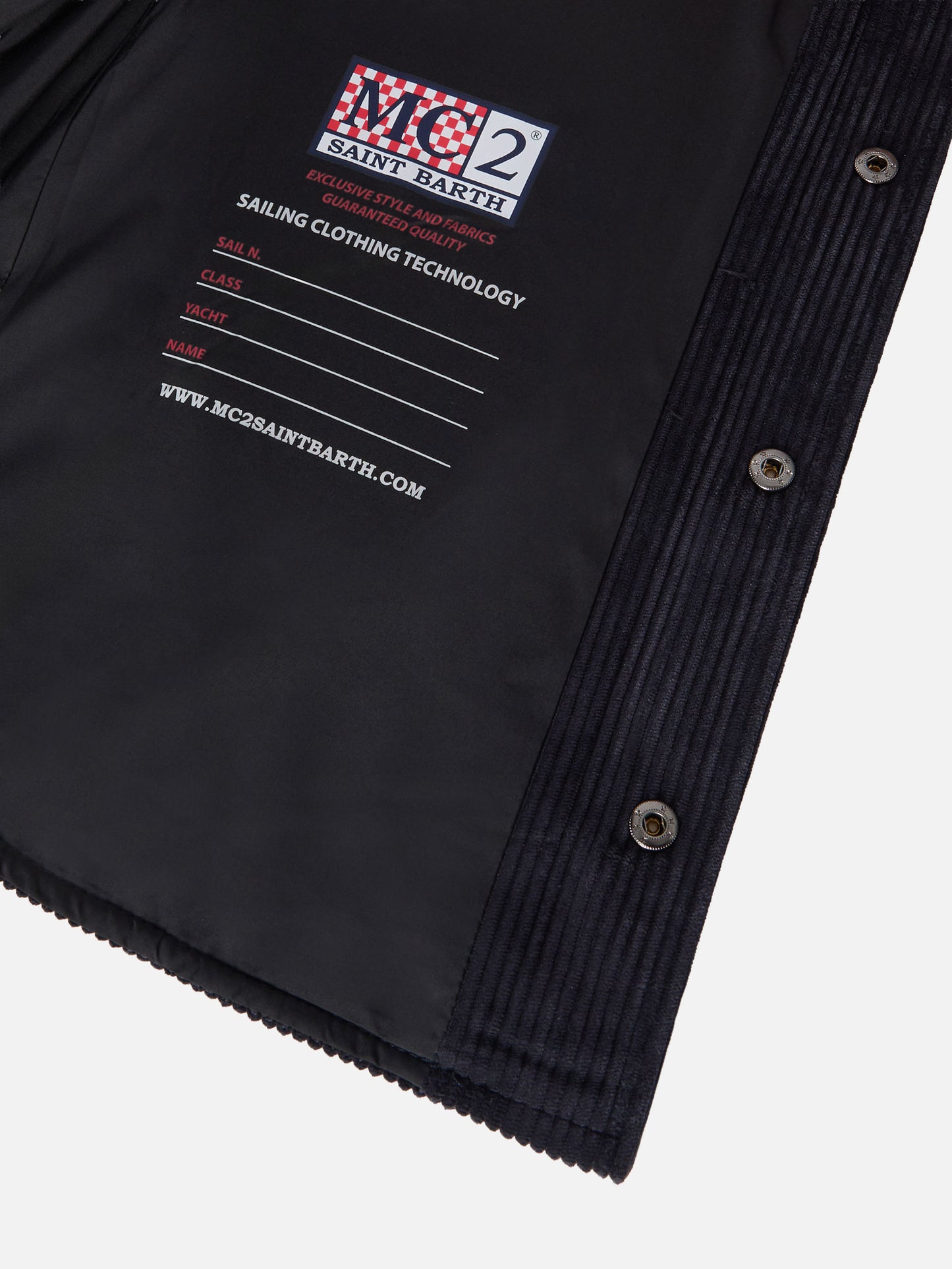 Chalet Jr. wattiertes Cordhemd in Marineblau