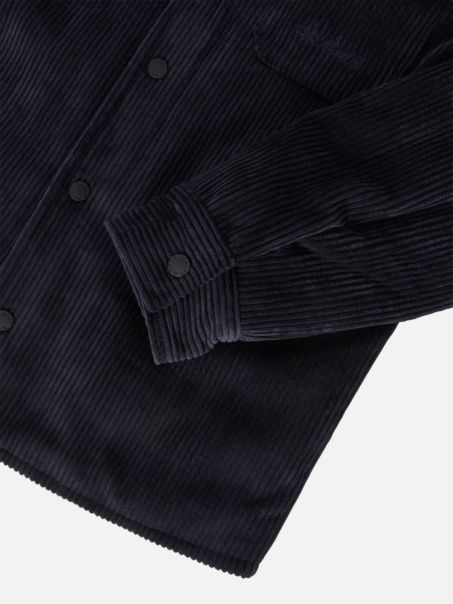 Camicia imbottita Chalet Jr in corduroy blu navy