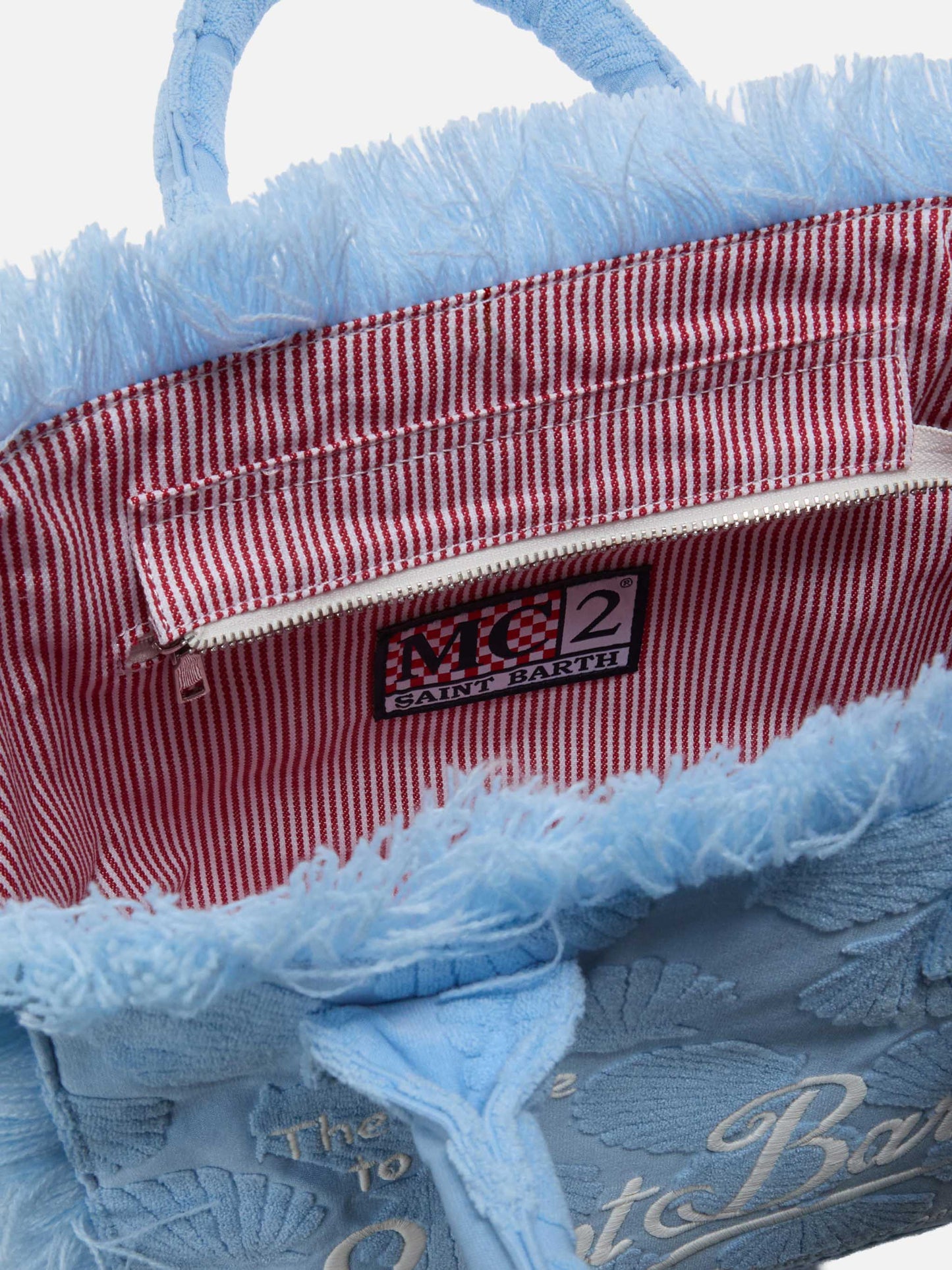 Terry effect Colette bag with raised shell detail