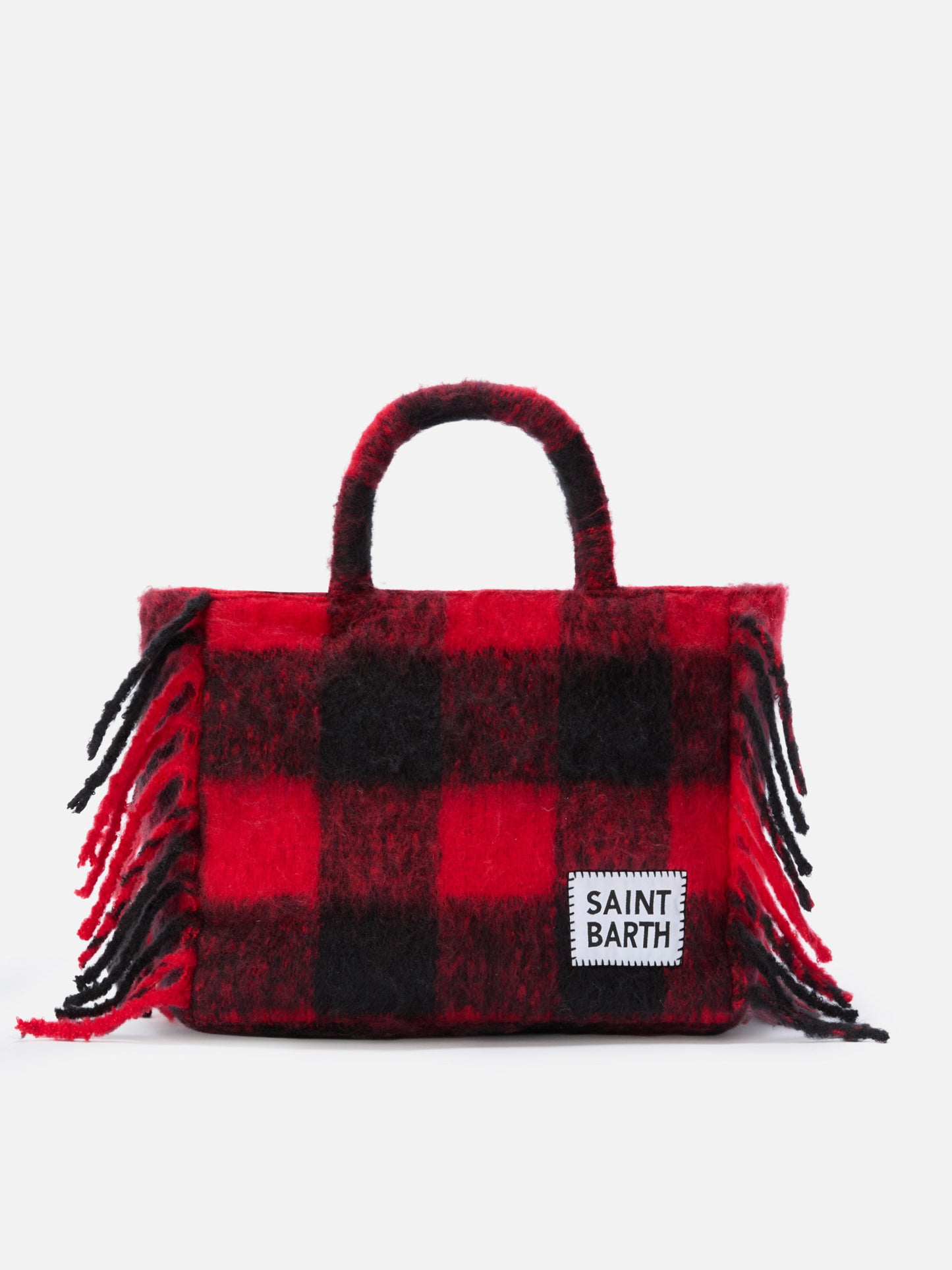 Colette blanket handbag with check print
