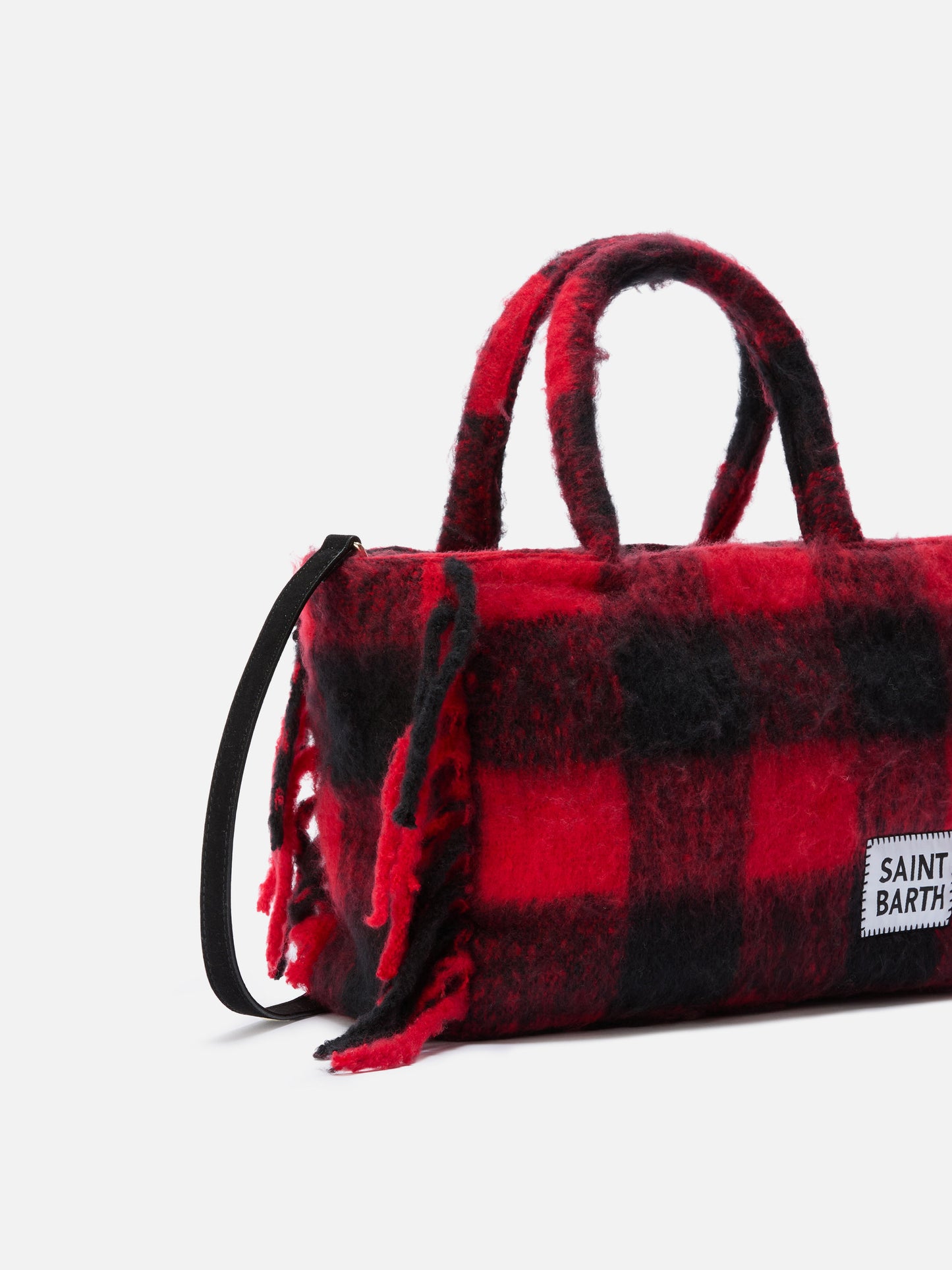Colette blanket handbag with check print