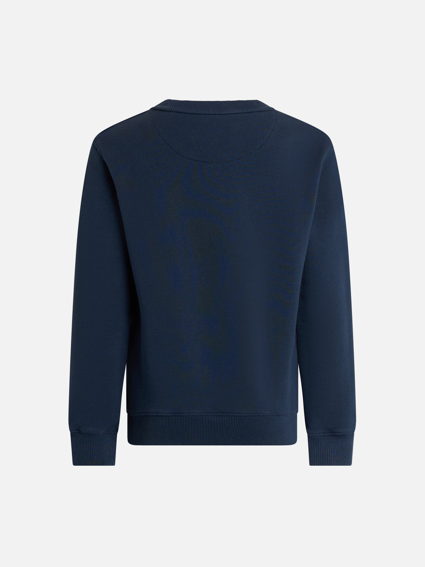 Boy crewneck cotton fleece sweatshirt Cooper Jr with embroidery - MC2 Saint Barth