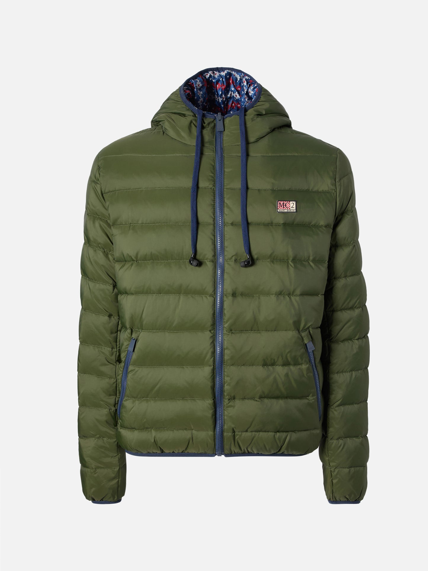Doudoune double face Courchevel en vert militaire