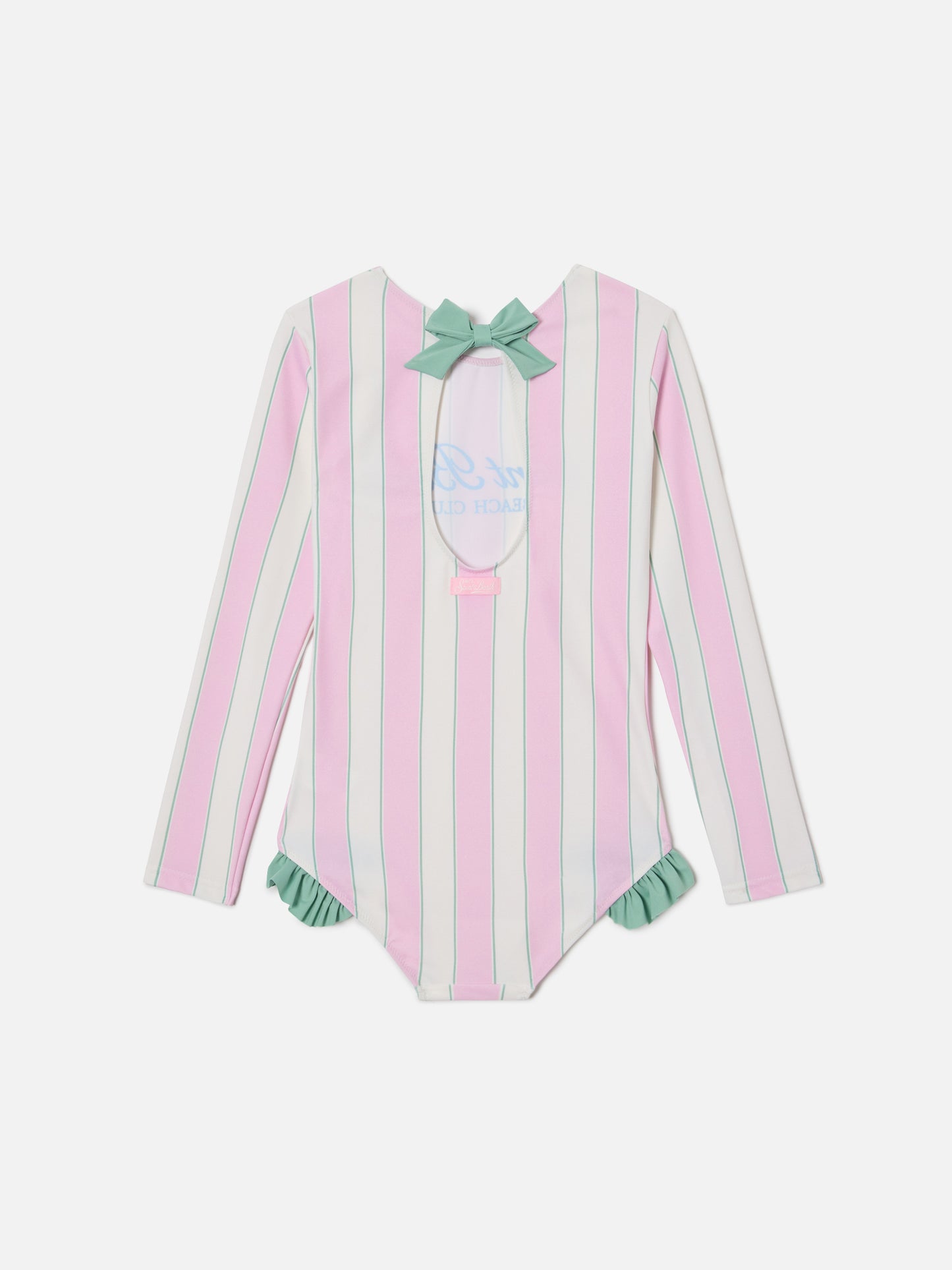 Bañador de una pieza Cressy de manga larga con estampado Beach Club