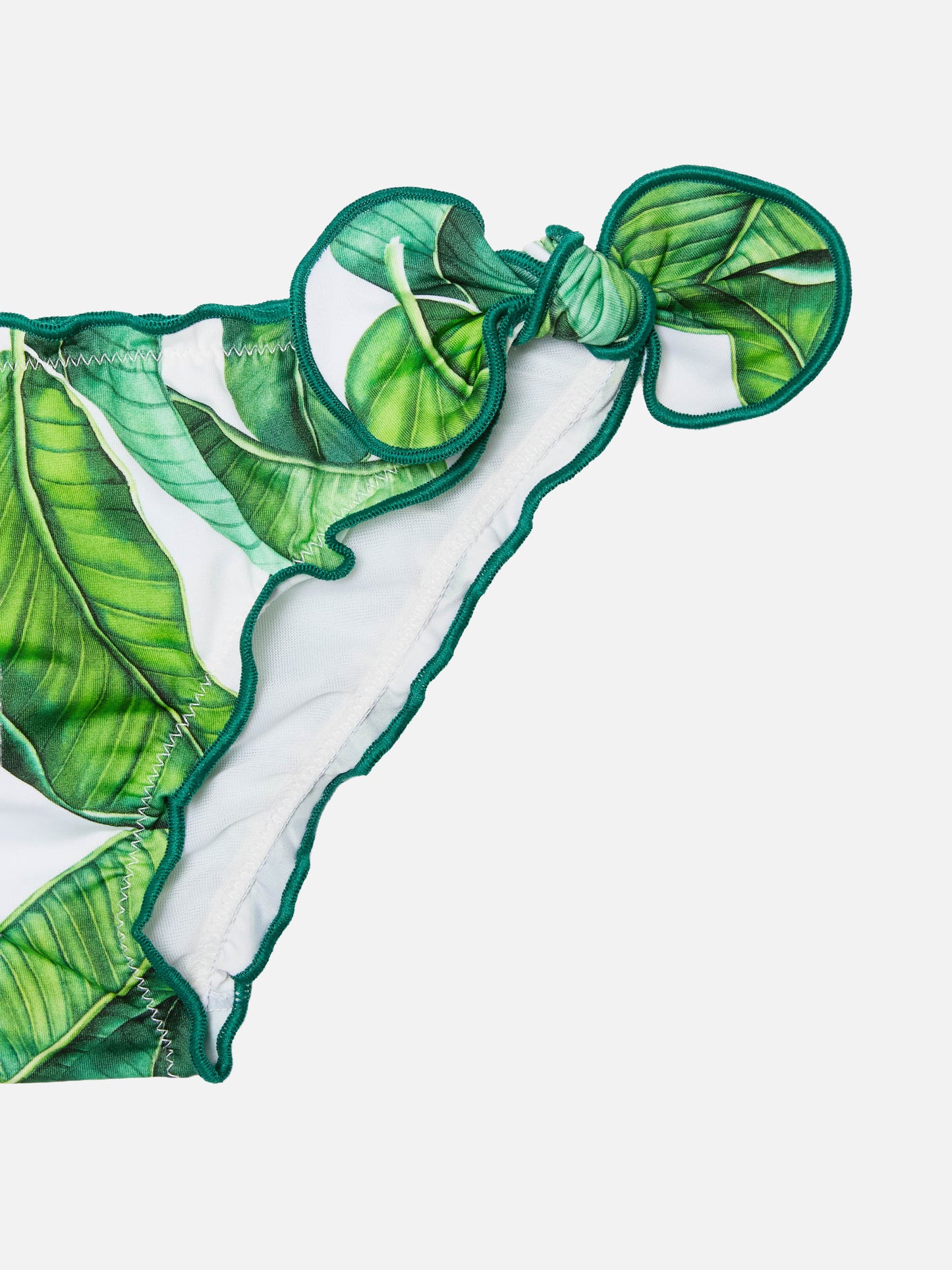 Klassische Badehose von Cric mit Bananenblattmuster