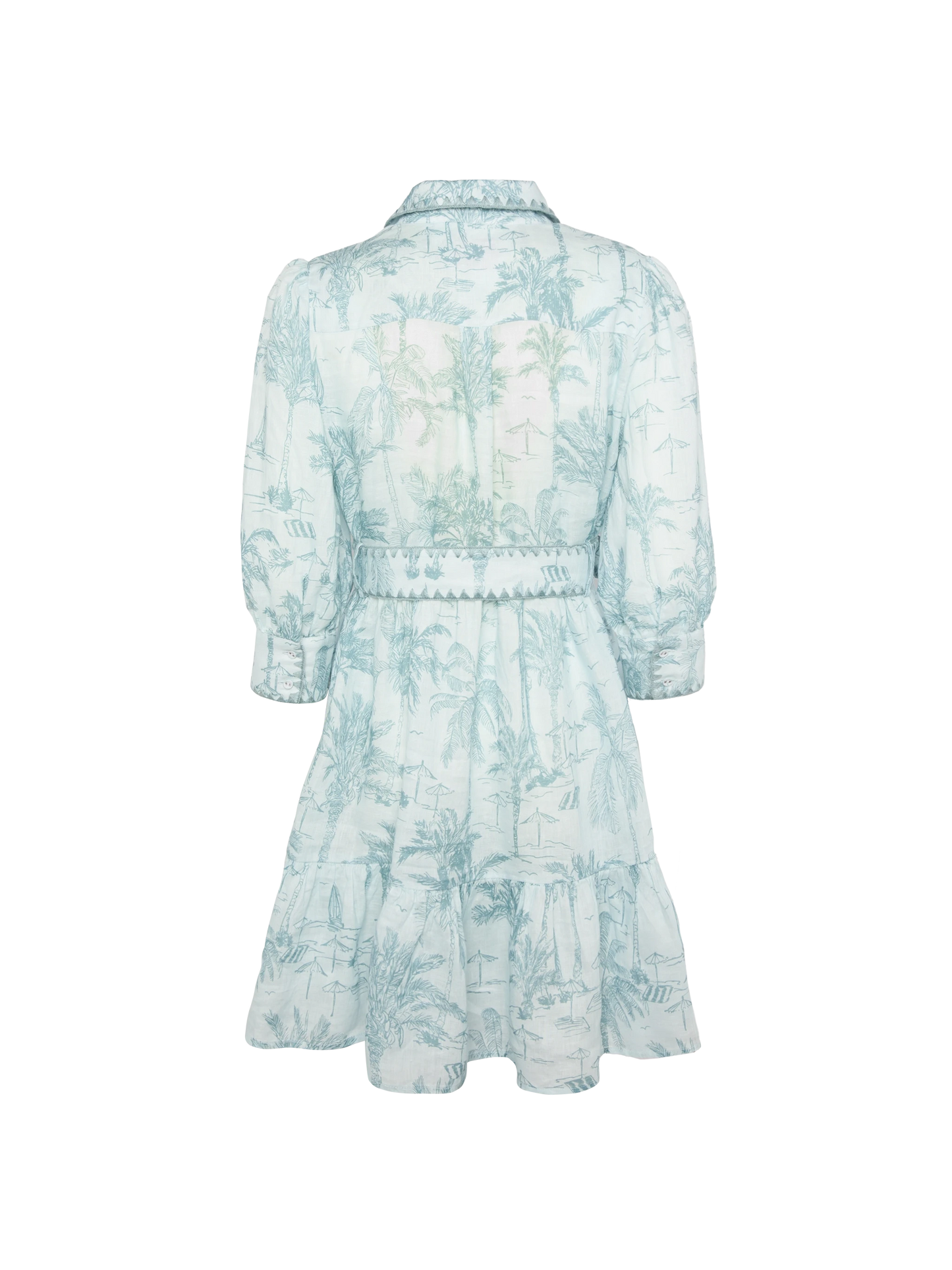 Daisi toile de jouy linen dress - MC2 Saint Barth