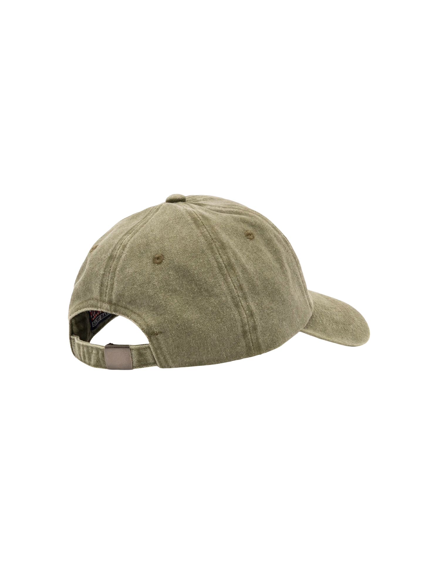 Davis military green denim Ball Cap with St. Barth embroidery - MC2 Saint Barth