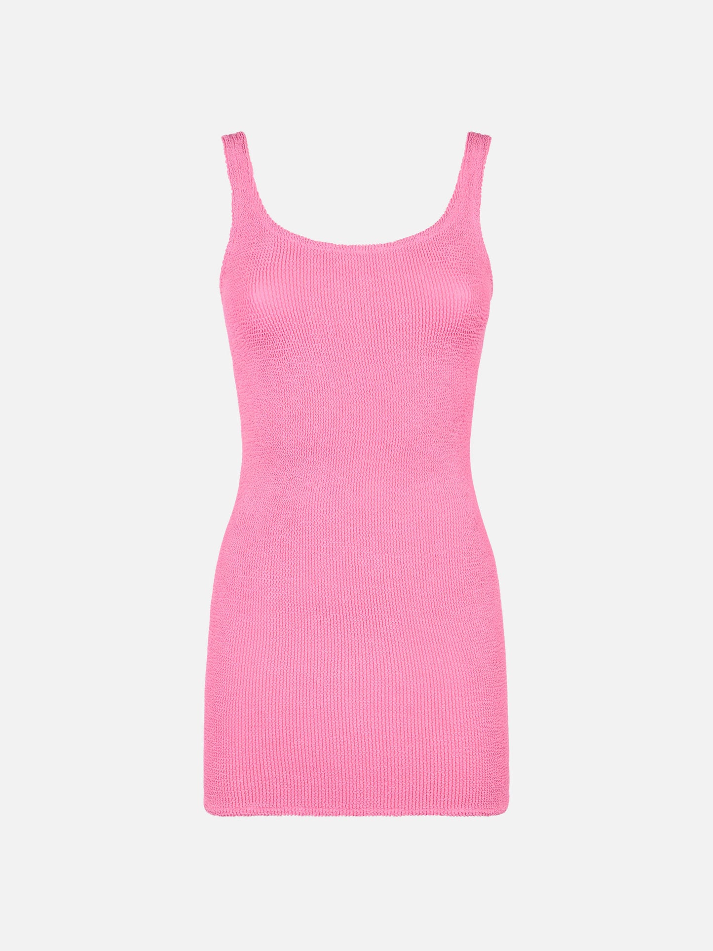 Woman tank pink crinkle dress - MC2 Saint Barth