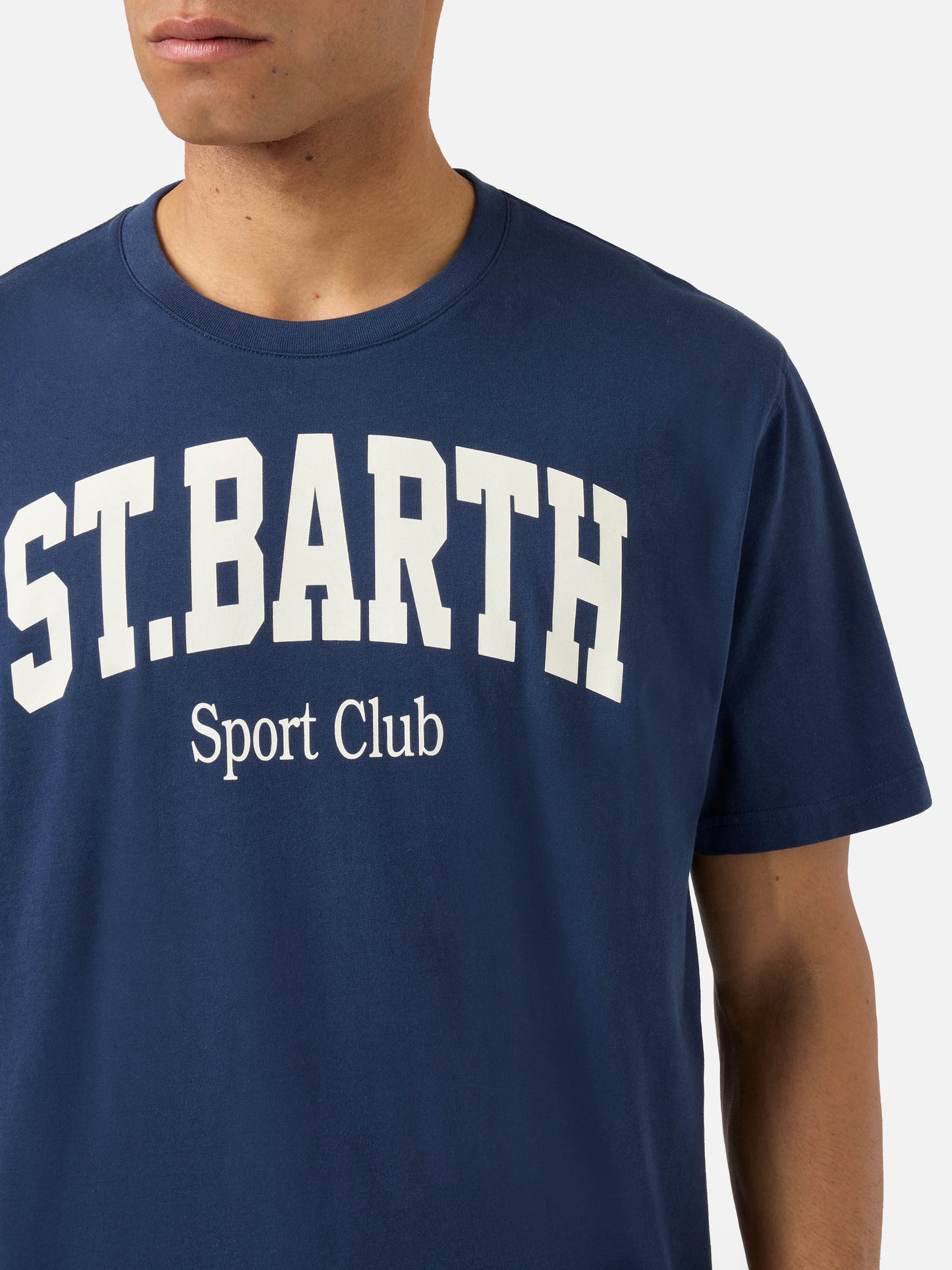 T-shirt Blue Denver avec imprimé Sport Club