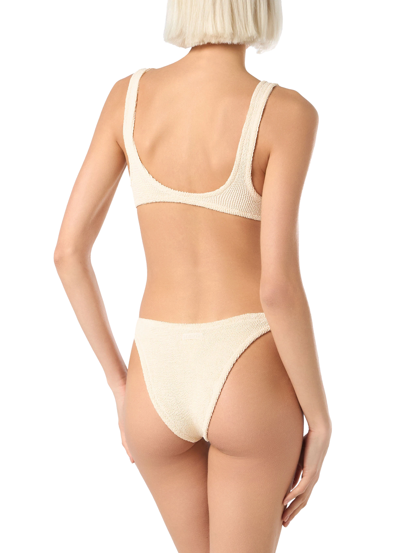 Beige crinkle bralette bikini Naima Elise - MC2 Saint Barth