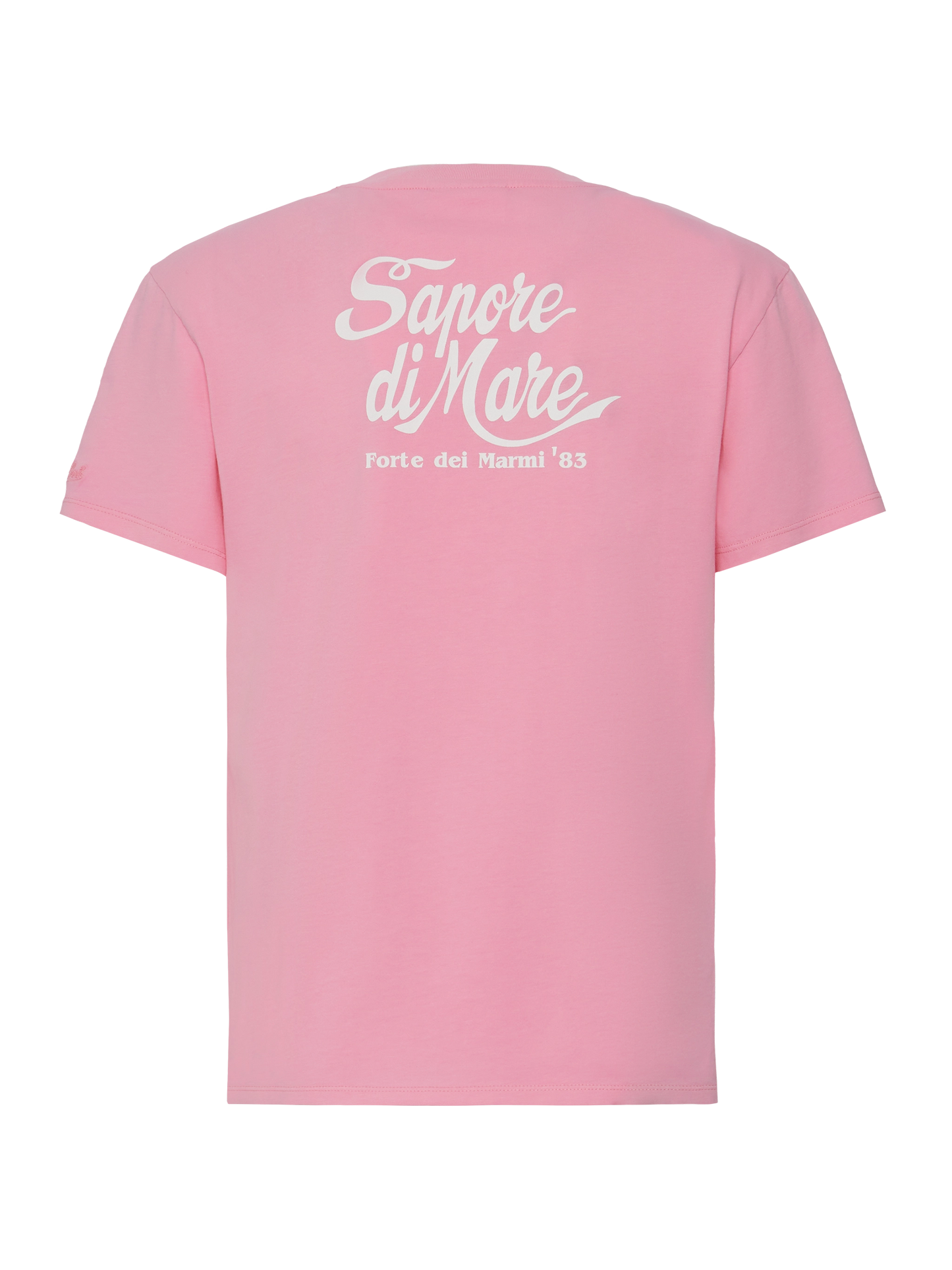 Emilie cotton t-shirt with Sapore di Mare print | SAPORE DI MARE SPECIAL EDITION - MC2 Saint Barth