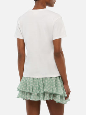 Baumwoll-T-Shirt „Emilie“ mit „50 Nervosa 50 Deliziosa“-Stickerei