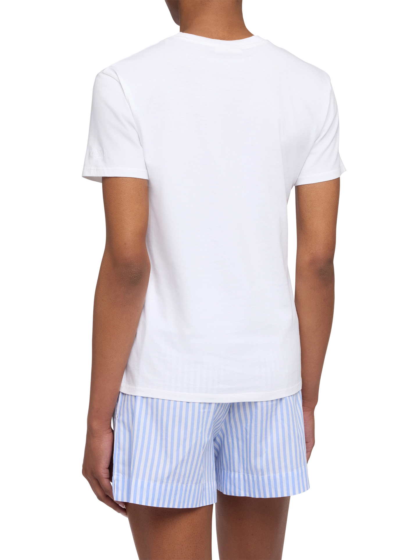 Emilie cotton t-shirt with Group therapy embroidery - MC2 Saint Barth