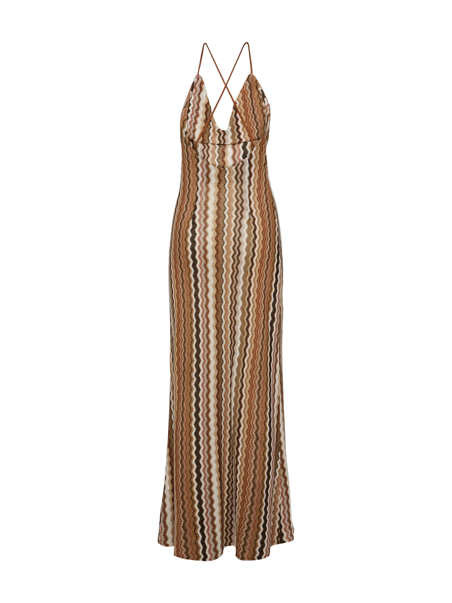 Eydis raschel knit chevron slip dress - MC2 Saint Barth