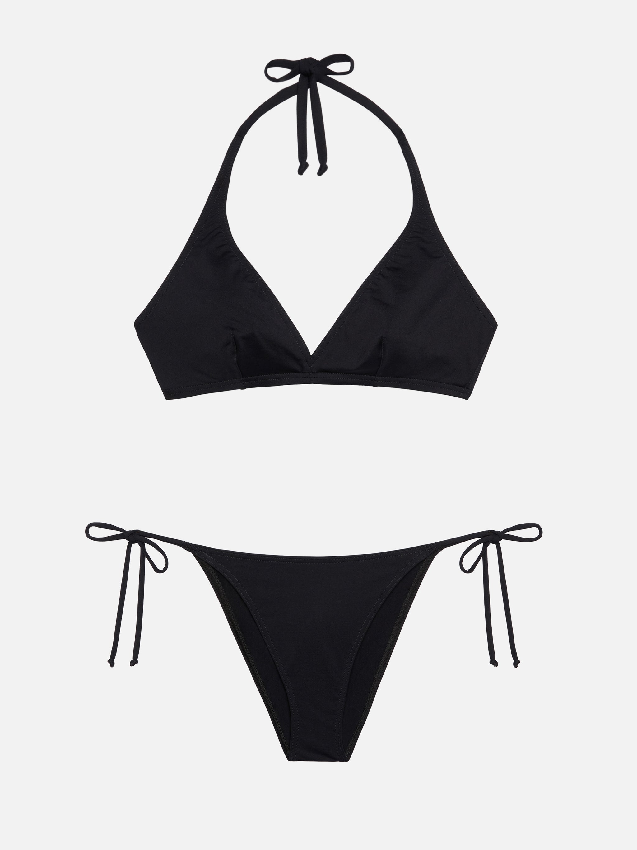 PCBAOMI BIKINI TRIANGLE BRA SWW NOOS BC - Black MINI LEO main image 1