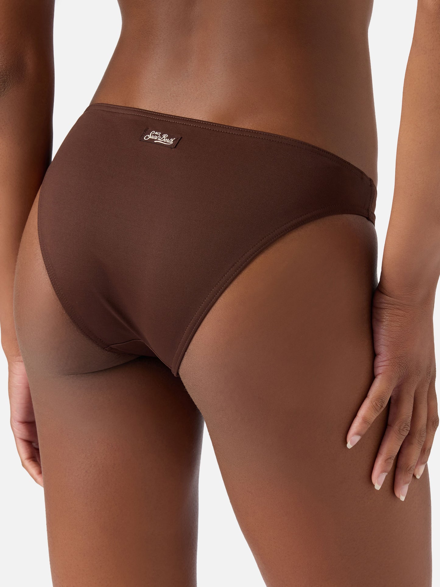 Bikini Gala marrone scuro con top triangolo
