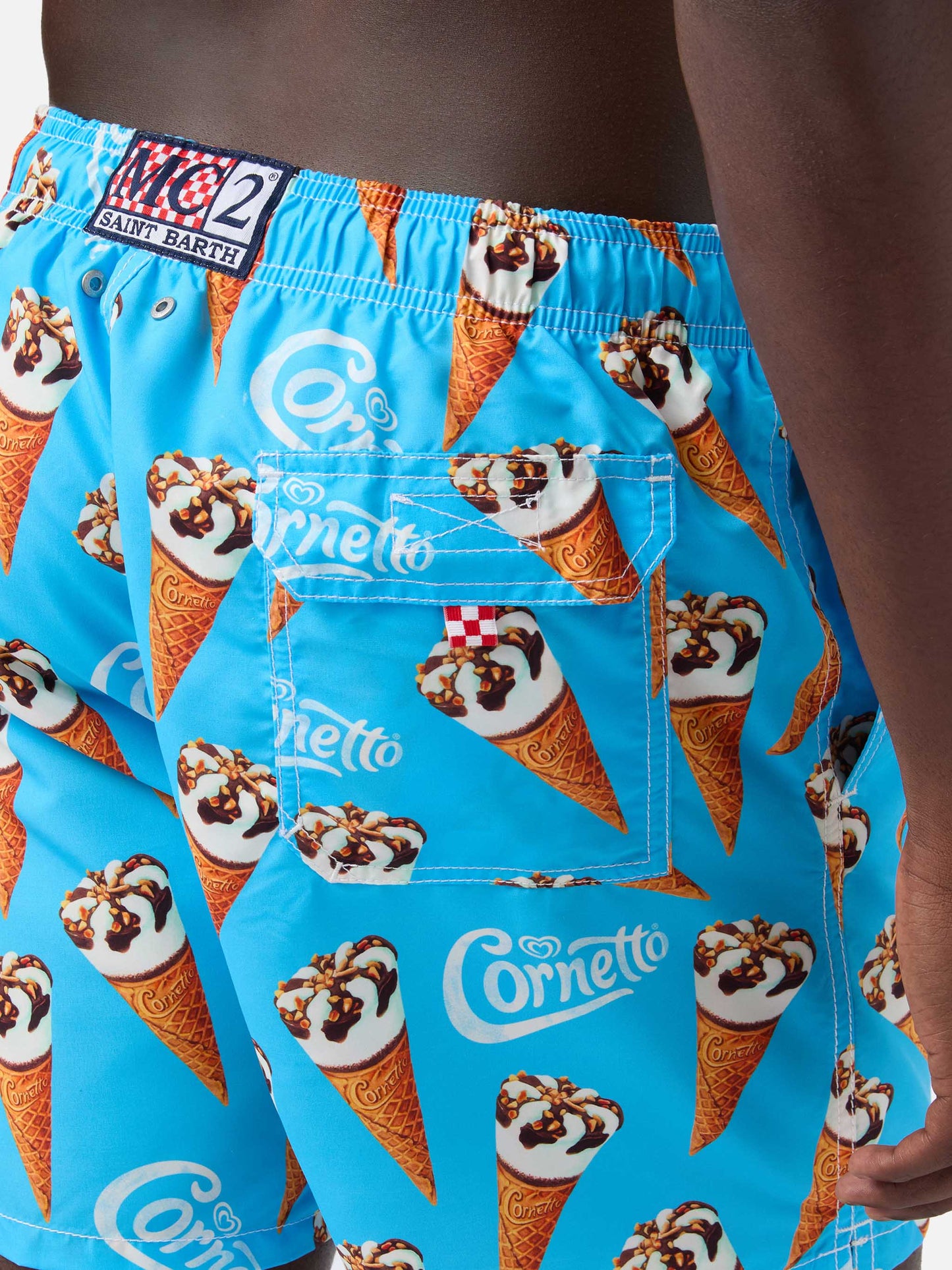 Short de bain Gustavia imprimé Algida Cornetto | Édition spéciale