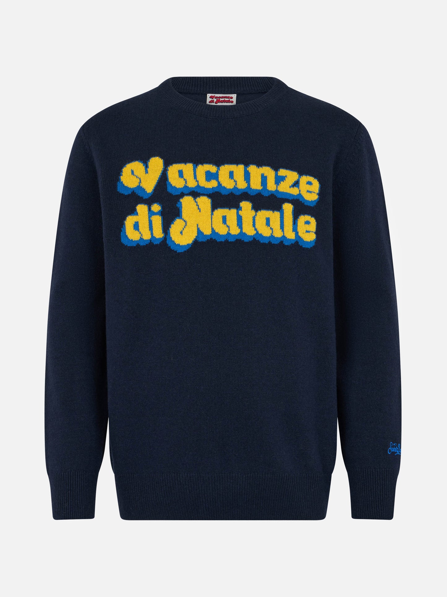Man sweater Heron with Vacanze di Natale jacquard | VACANZE DI NATALE SPECIAL EDITION - MC2 Saint Barth