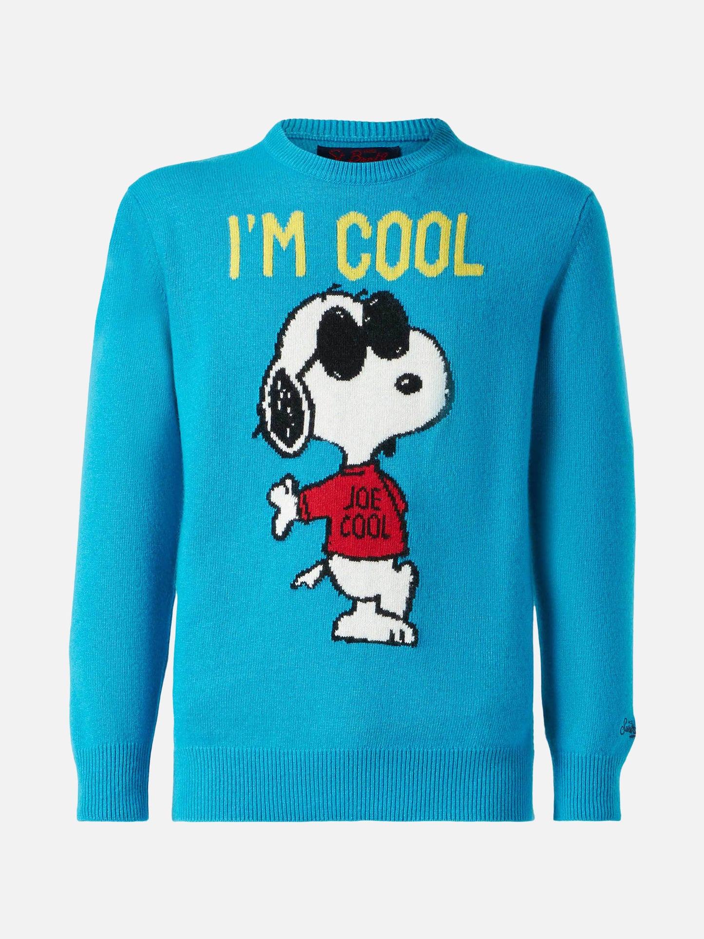 Crewneck sweater Heron with Snoopy I'm Cool print | SNOOPY - PEANUTS™ SPECIAL EDITION