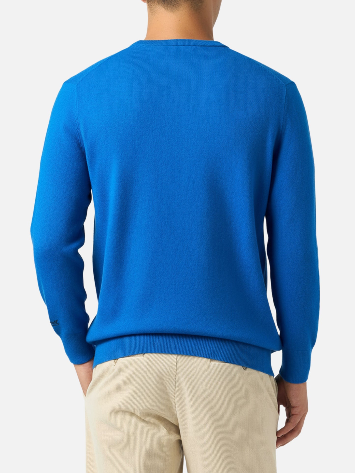 Maglione girocollo Heron con ricamo Grappino vs Bombardino