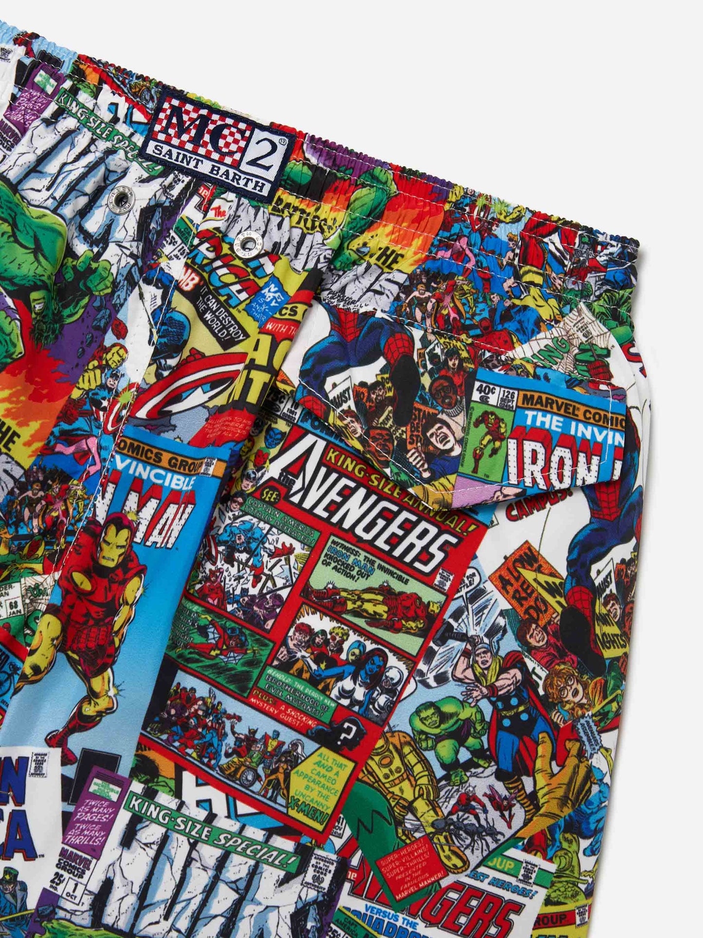Bañador corto Jean Lighting con estampado integral Marvel | Edición Especial