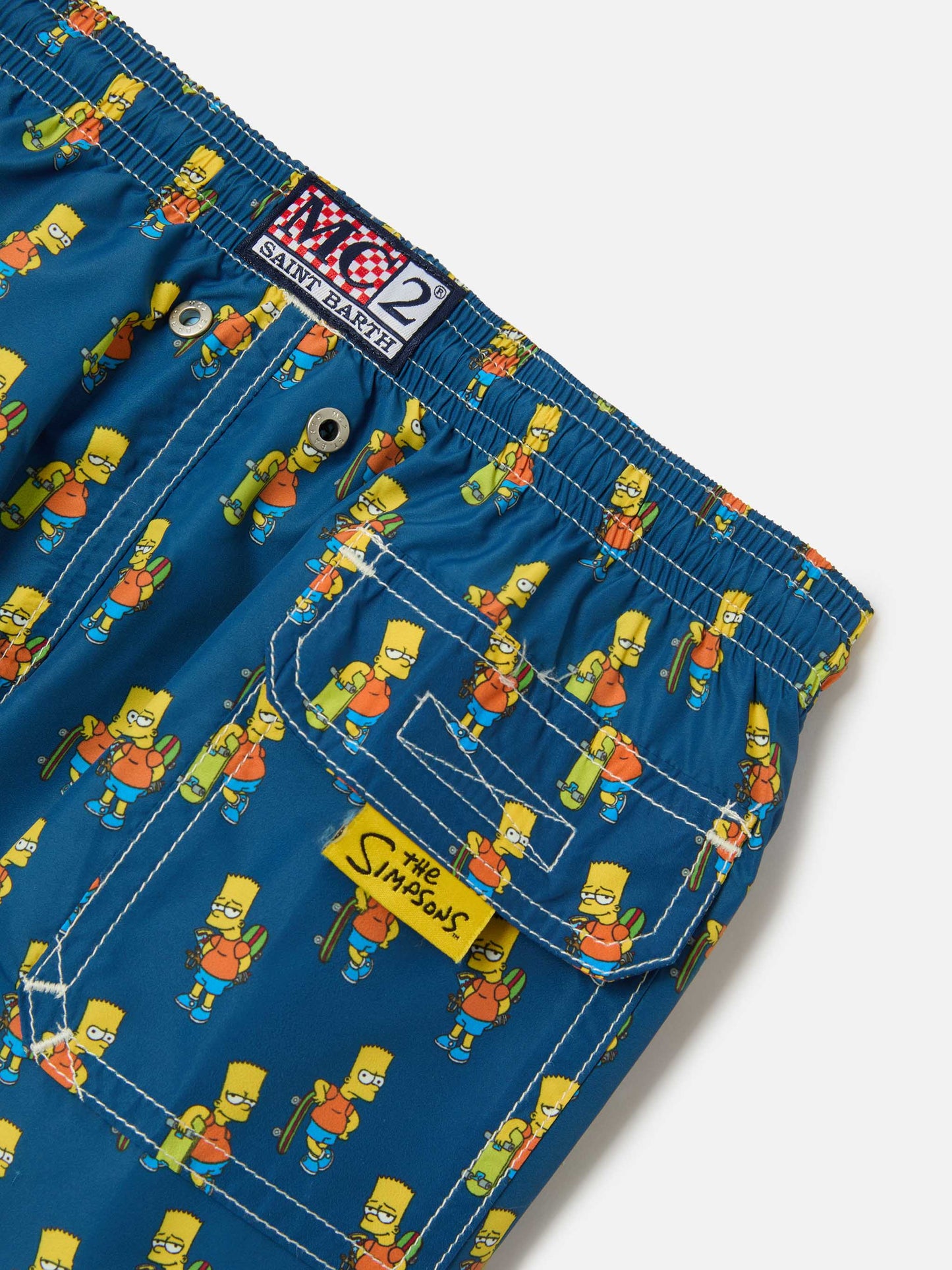Bañador short de tejido ligero para niño con estampado skater Bart | THE SIMPSONS SPECIAL EDITION
